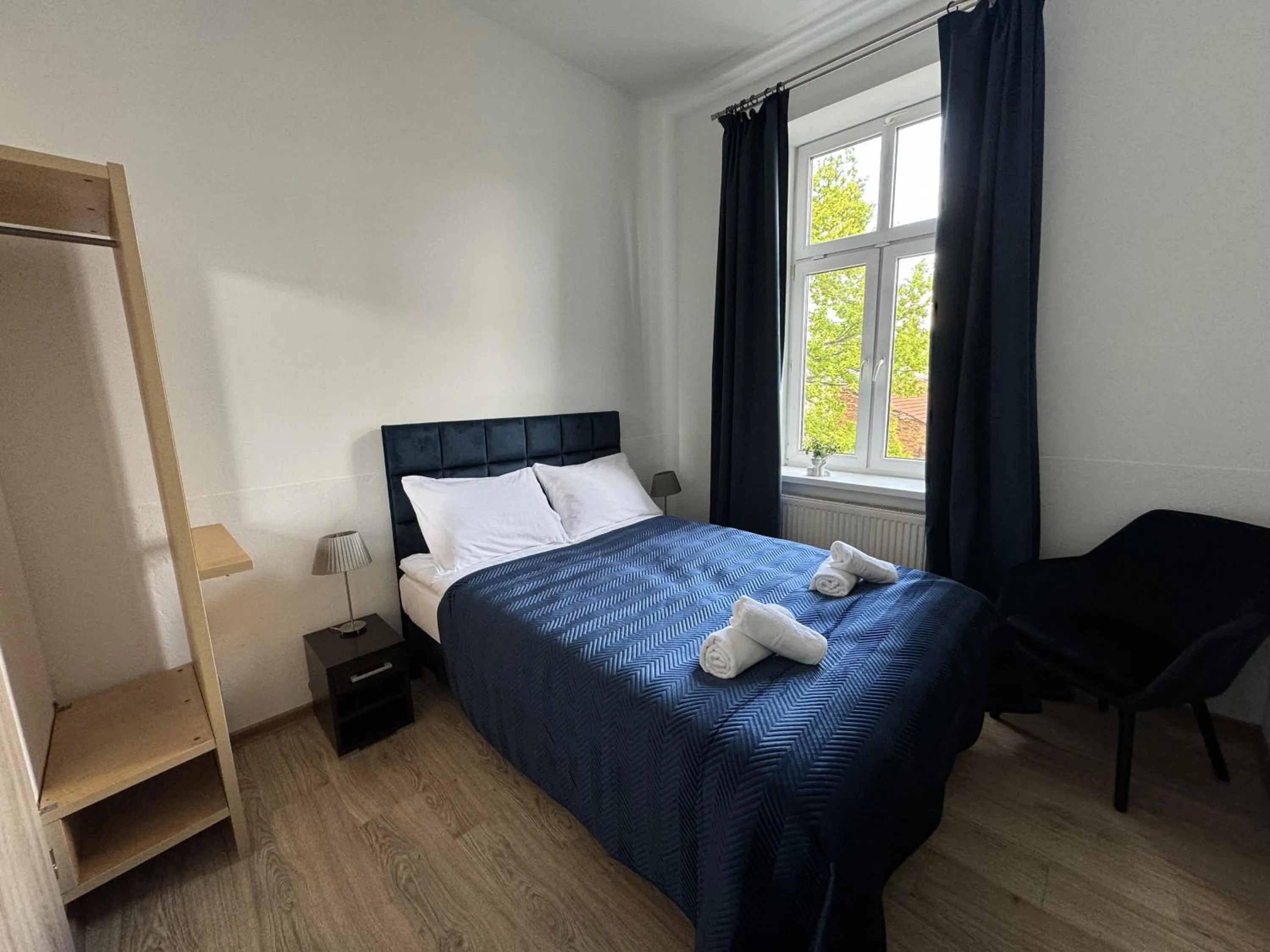 Bed in IRIS Aparthotel