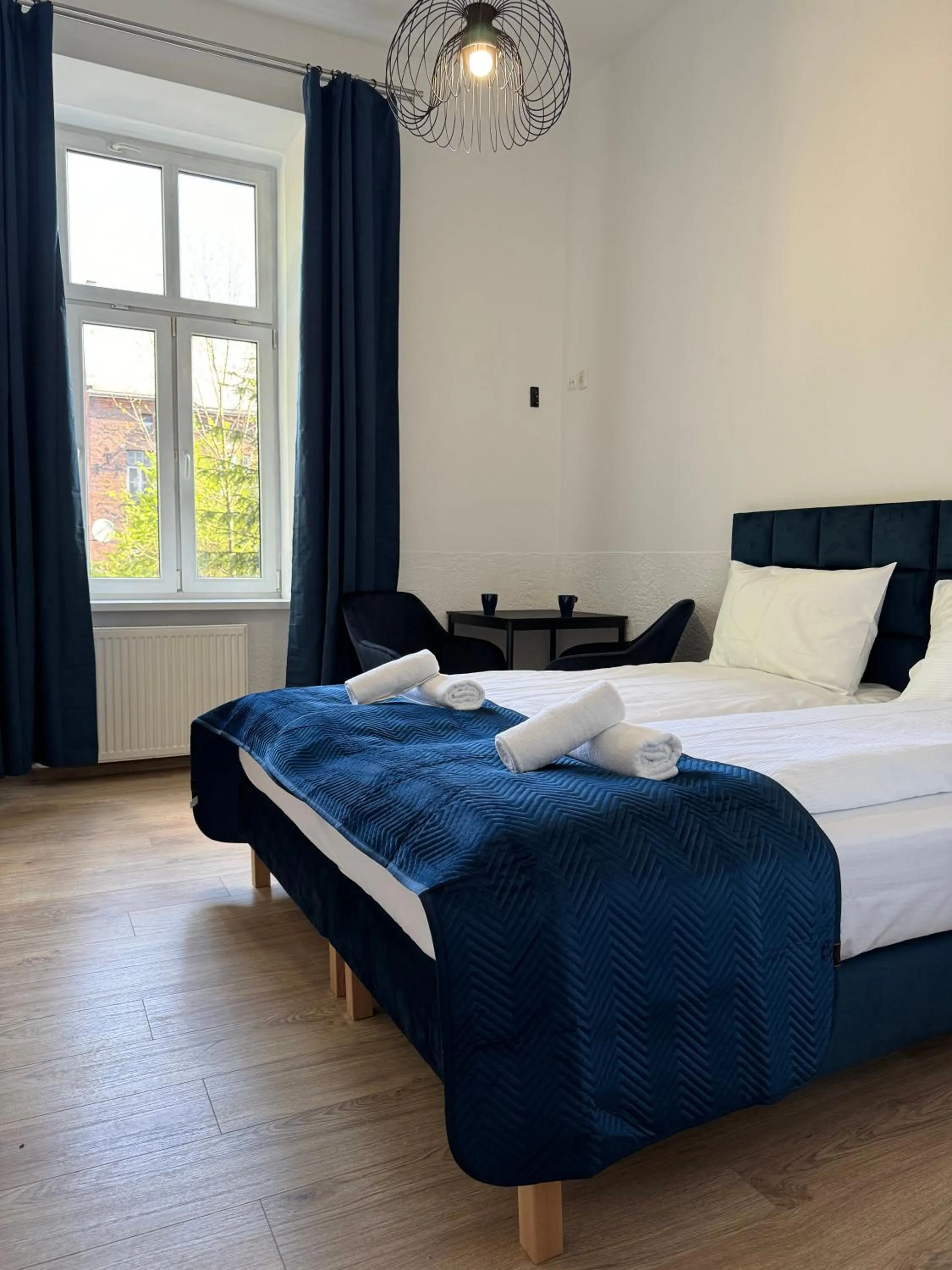 Bed in IRIS Aparthotel