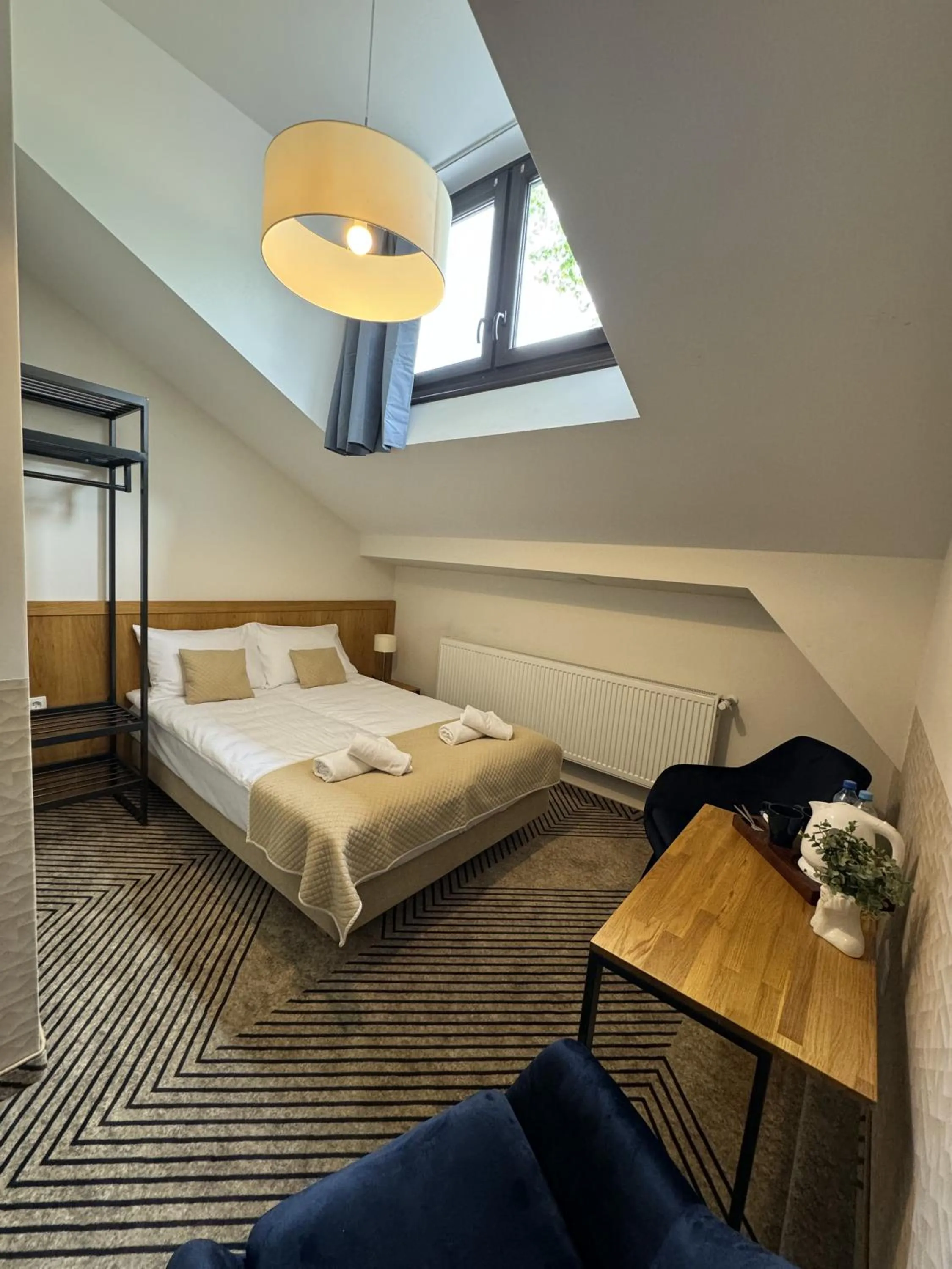 Bed in IRIS Aparthotel