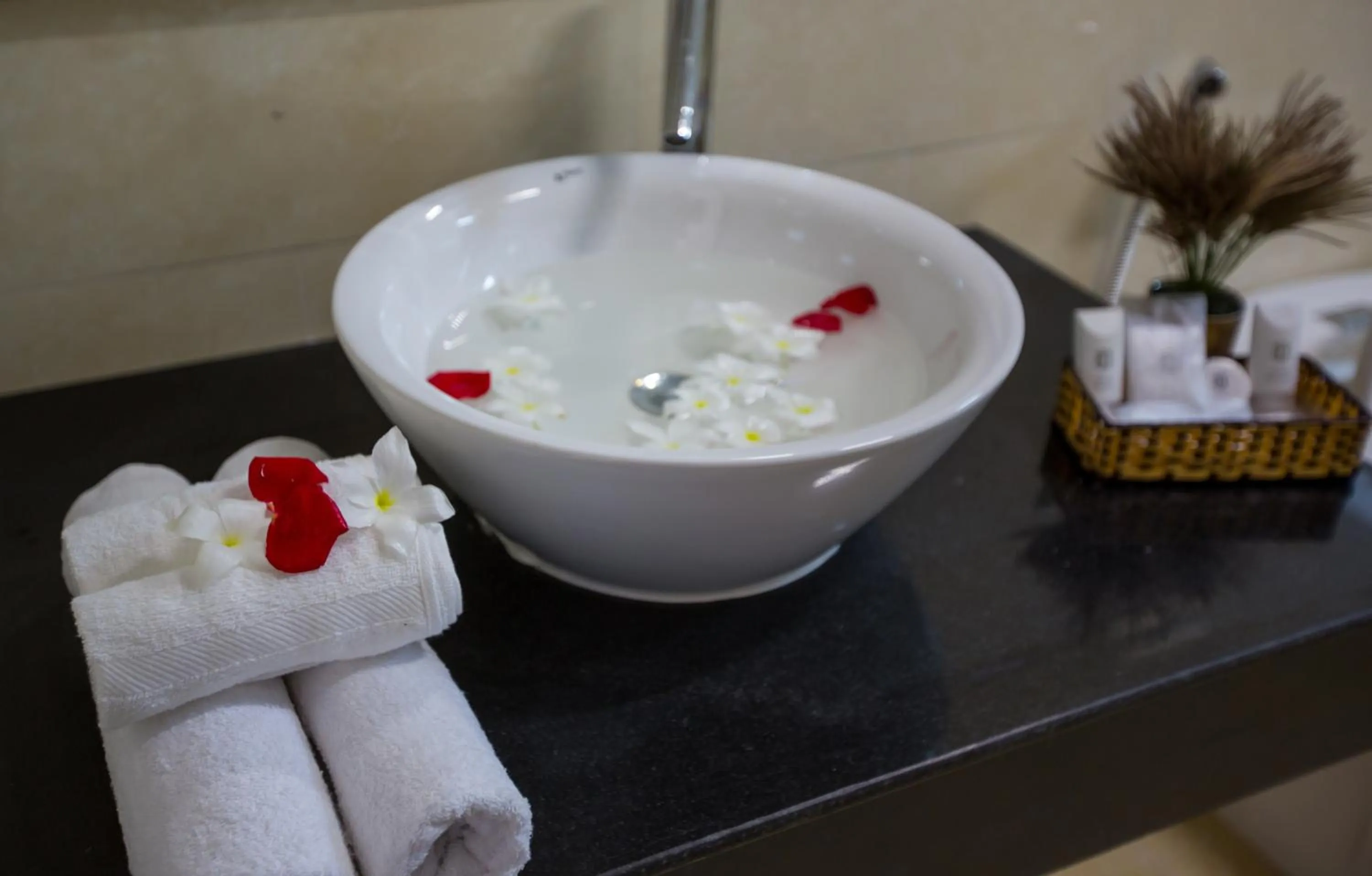 Bathroom in Han Huyen Homestay