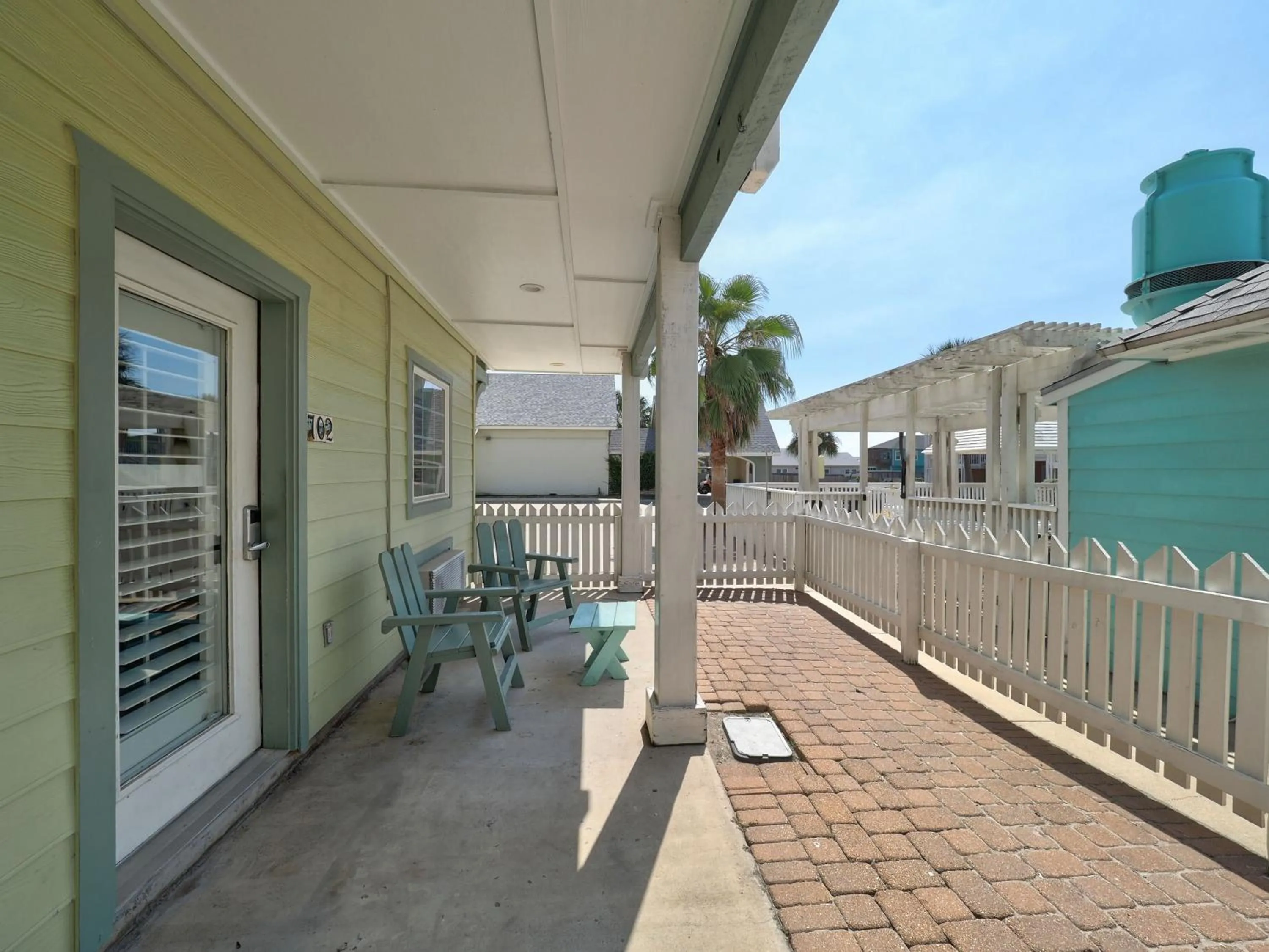 Property building in Seashell Village Resort near the beach with kitchens