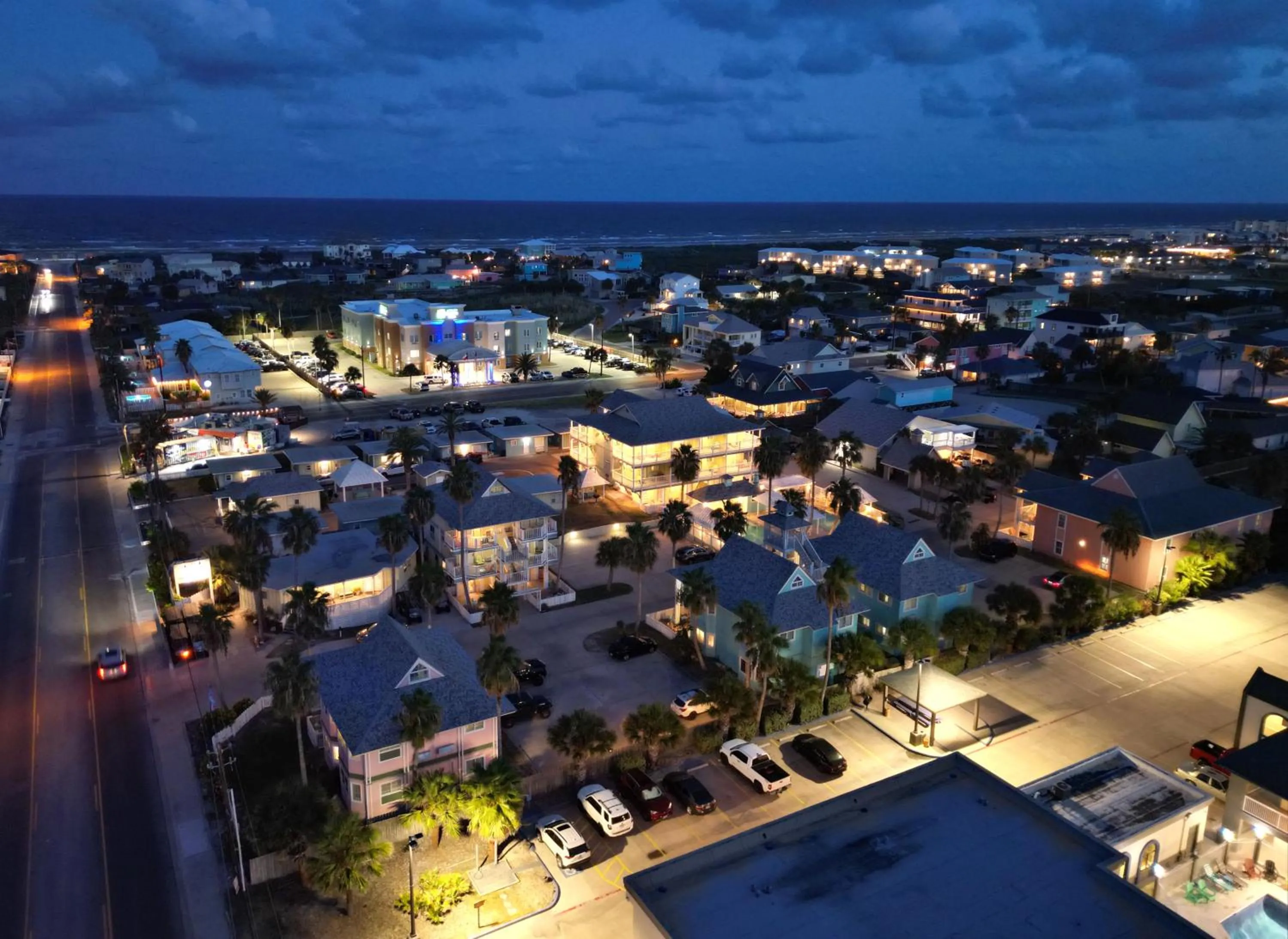 City view in Seashell Village Resort near the beach with kitchens