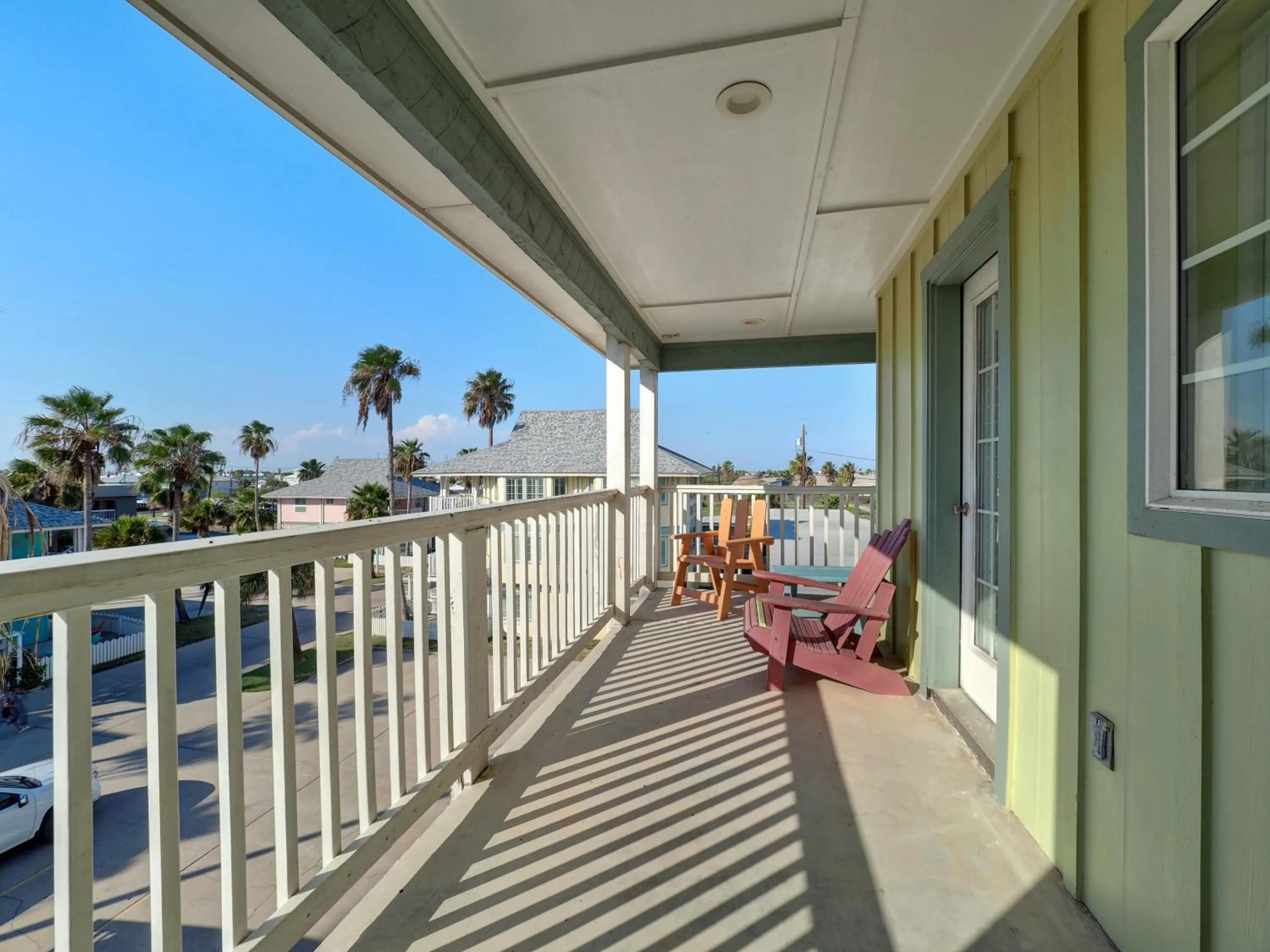 Property building in Seashell Village Resort near the beach with kitchens