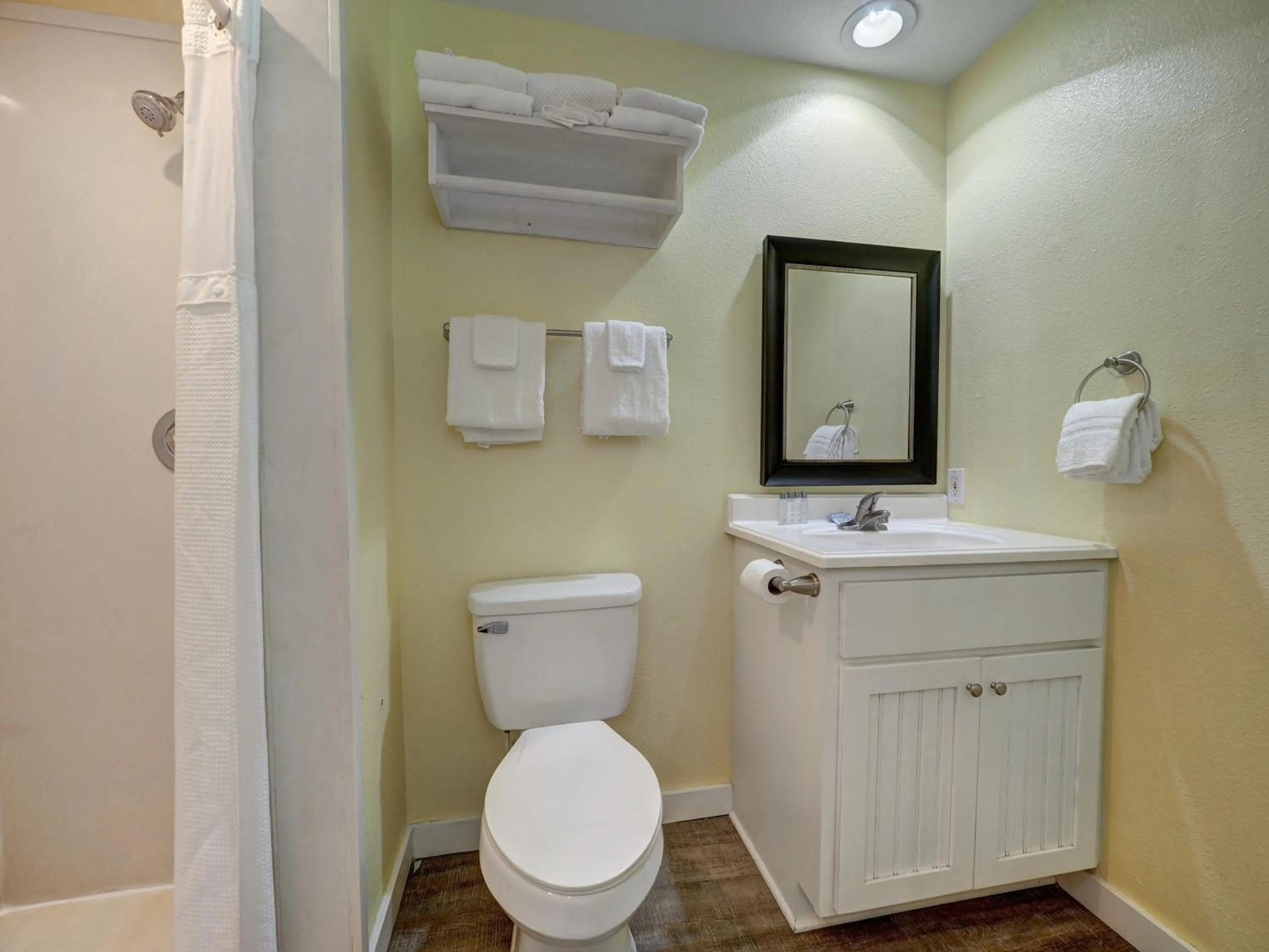 Toilet in Seashell Village Resort near the beach with kitchens