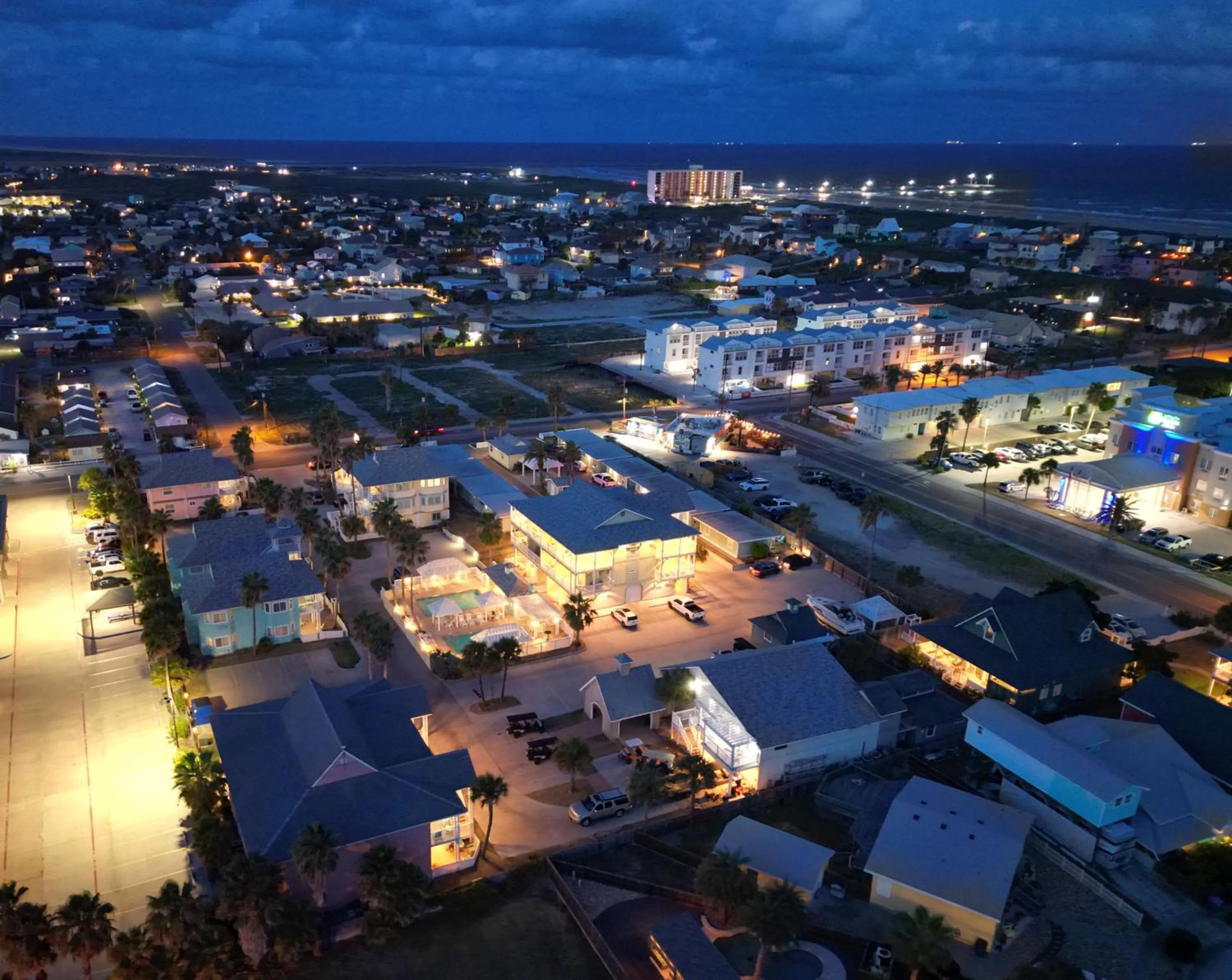 Property building in Seashell Village Resort near the beach with kitchens