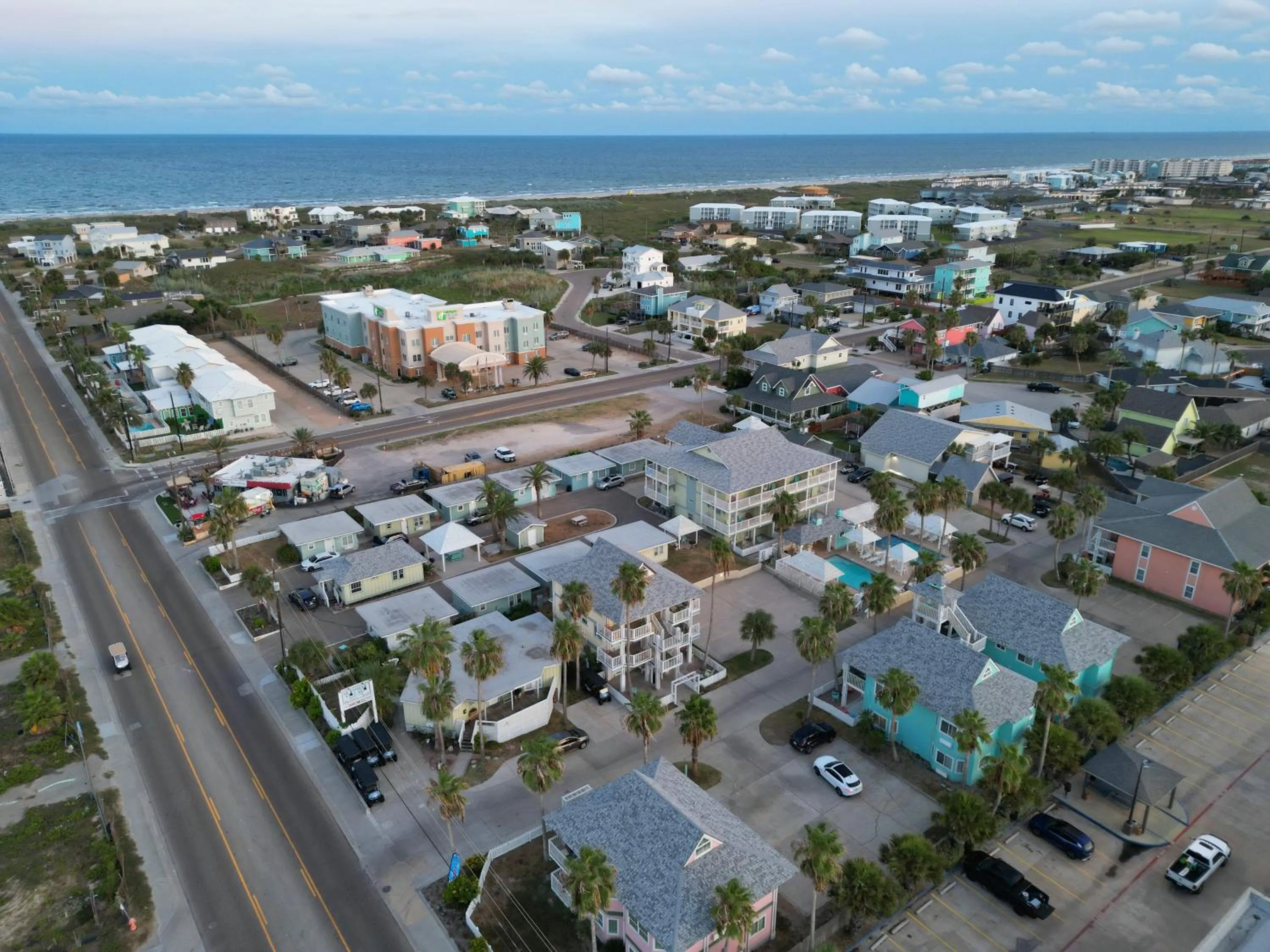 City view in Seashell Village Resort near the beach with kitchens