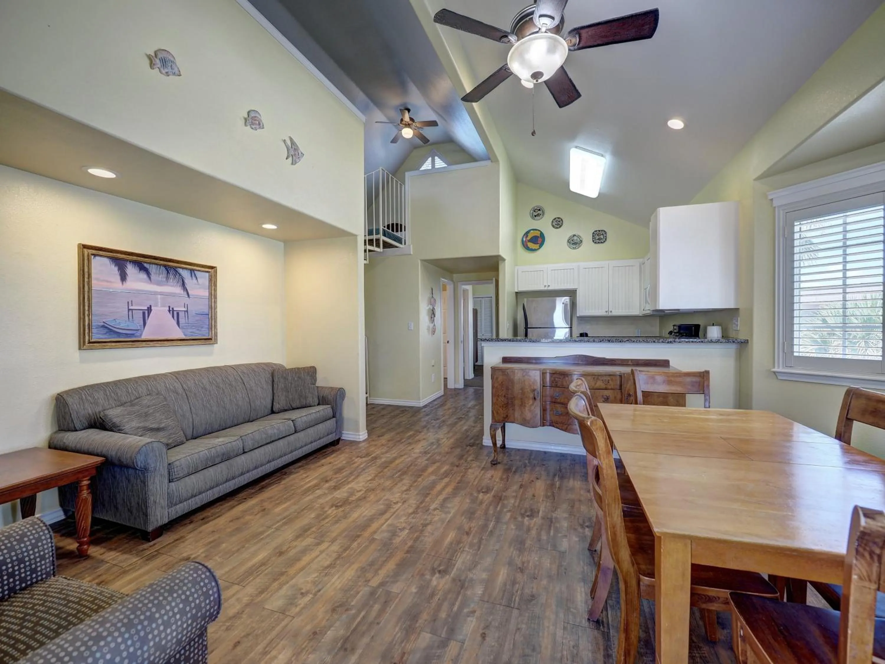 Kitchen or kitchenette in Seashell Village Resort near the beach with kitchens
