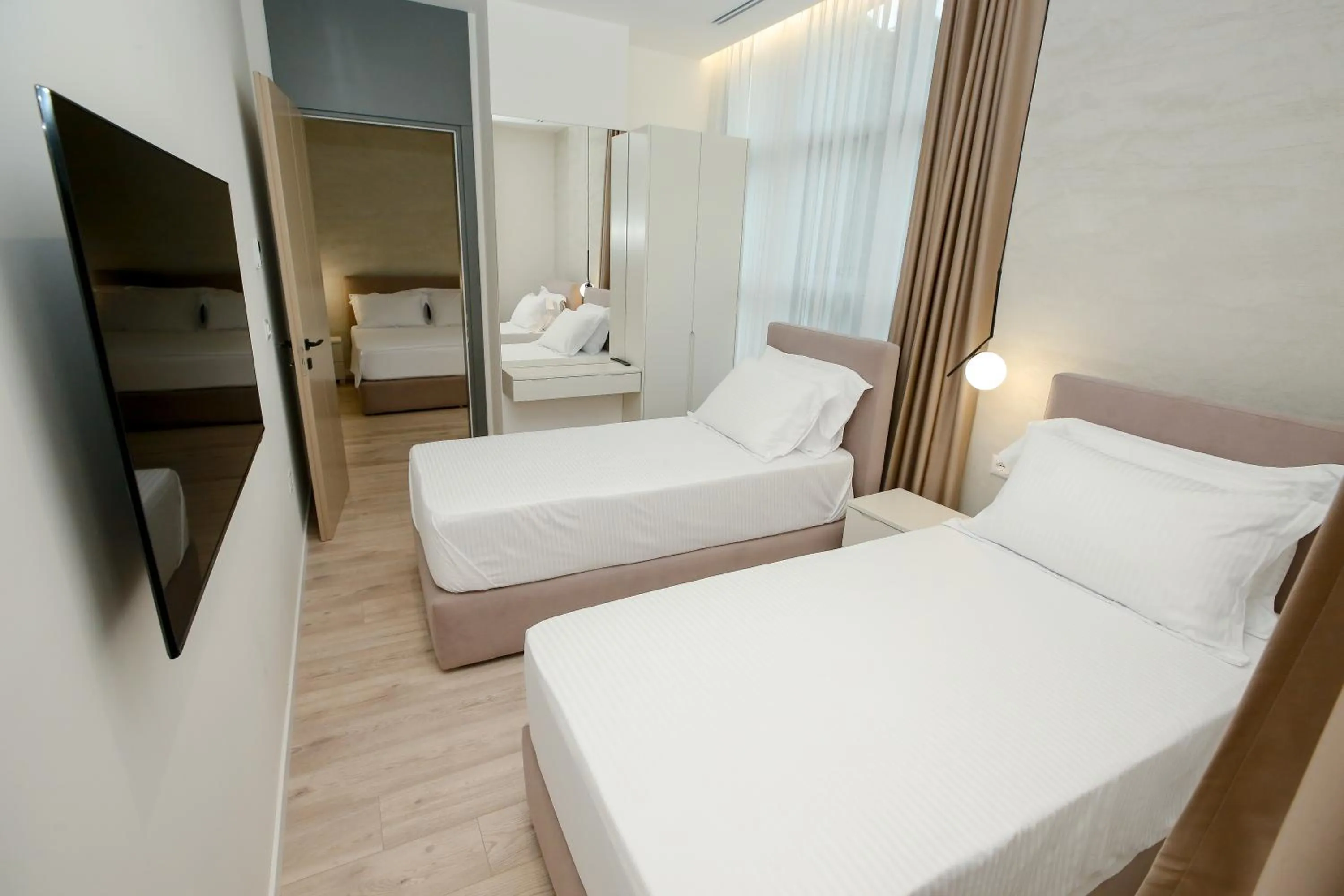 Bed in NÓS Luxury Rooms Shkoder