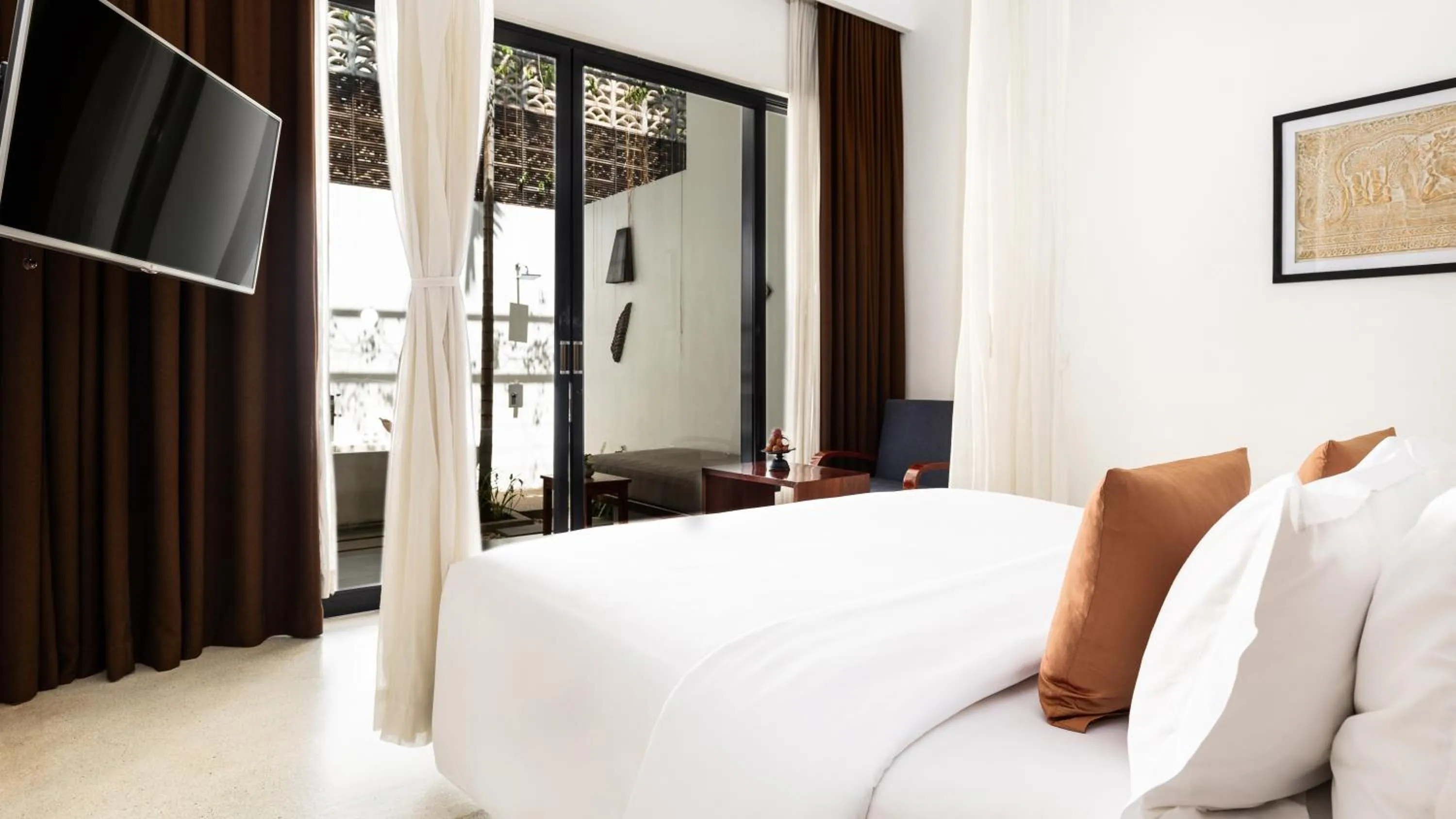 Bed in Lynnaya Urban River Resort