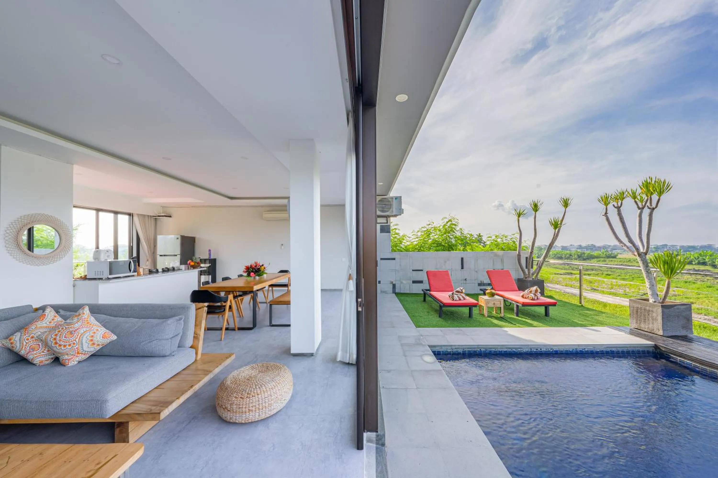 Patio, Bed in Villa Emilia Seminyak by Nagisa Bali