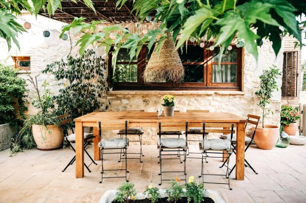 Patio in Mas Camins