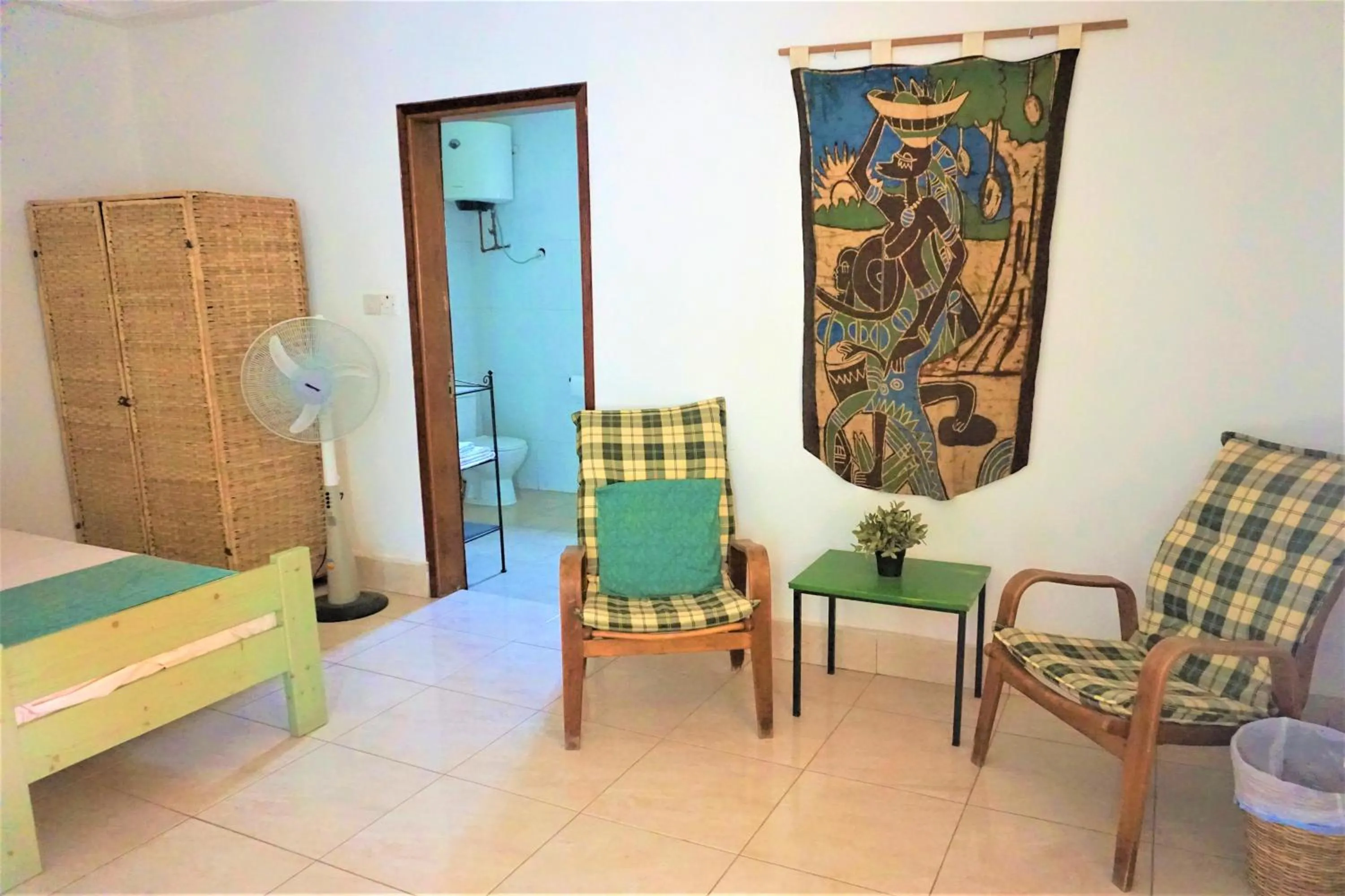 Seating area in B & B Villa Calliandra