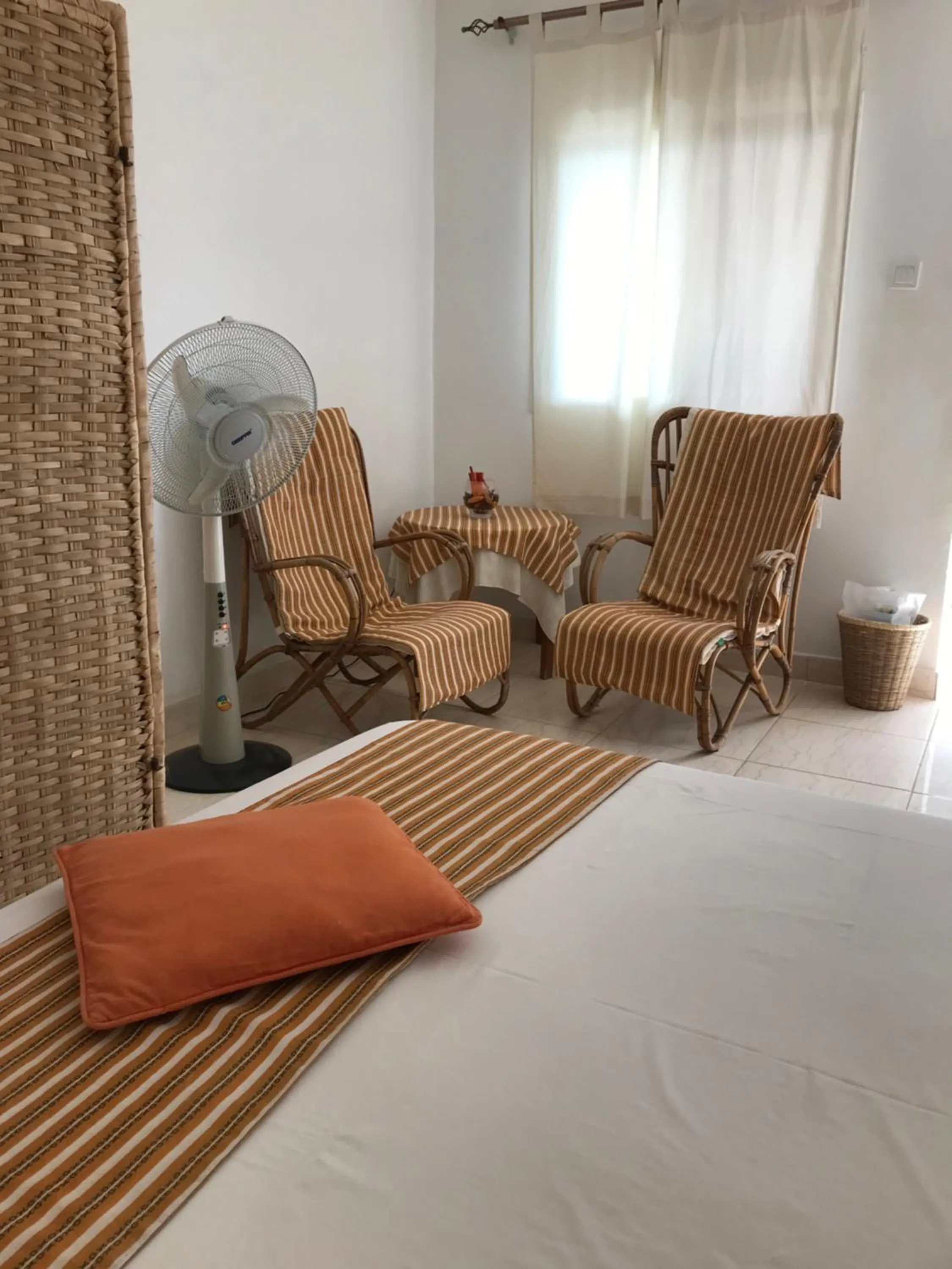 Seating area in B & B Villa Calliandra