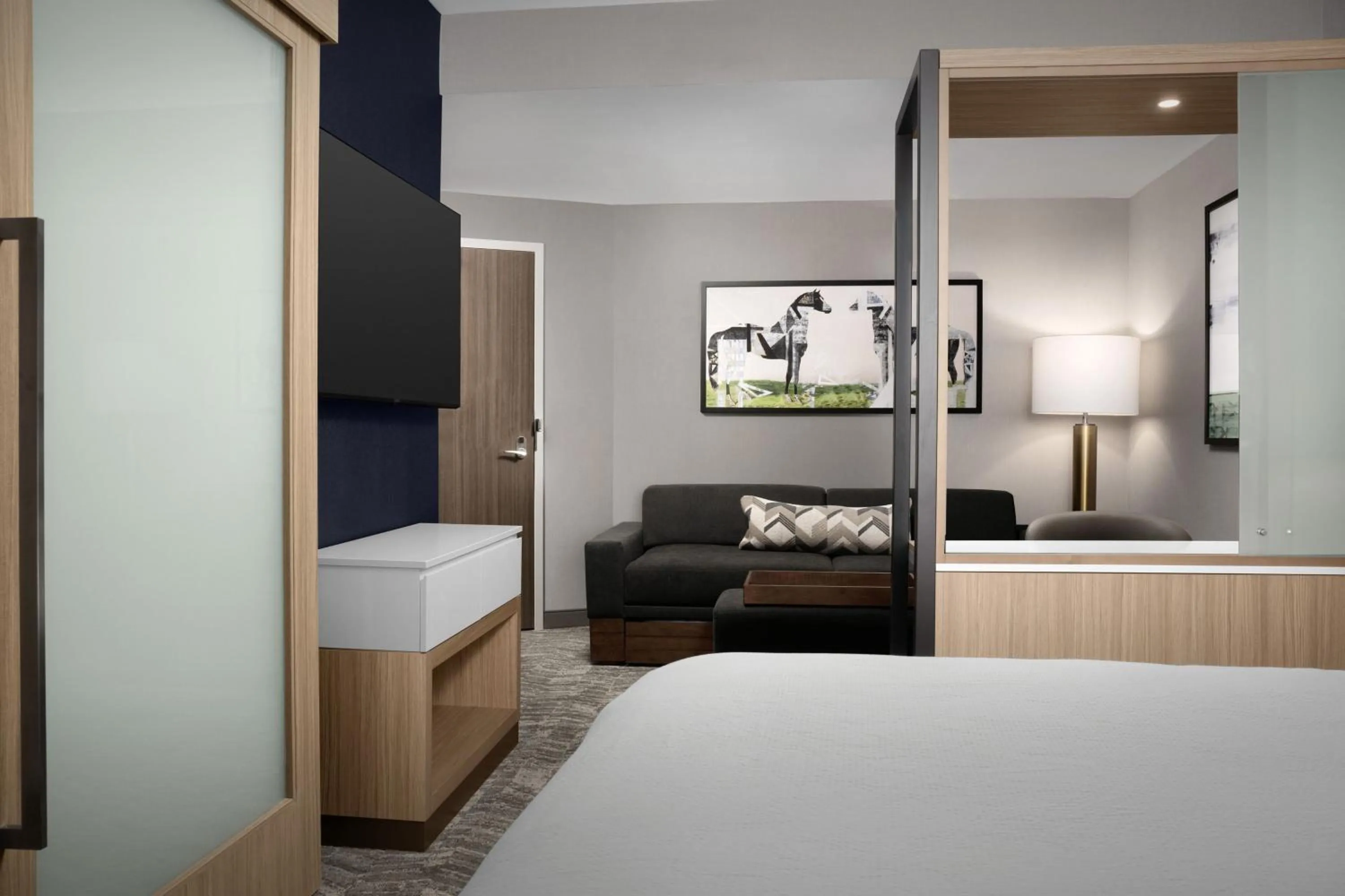 Photo of the whole room, Bed in Springhill Suites by Marriott Lexington Fritz Farm