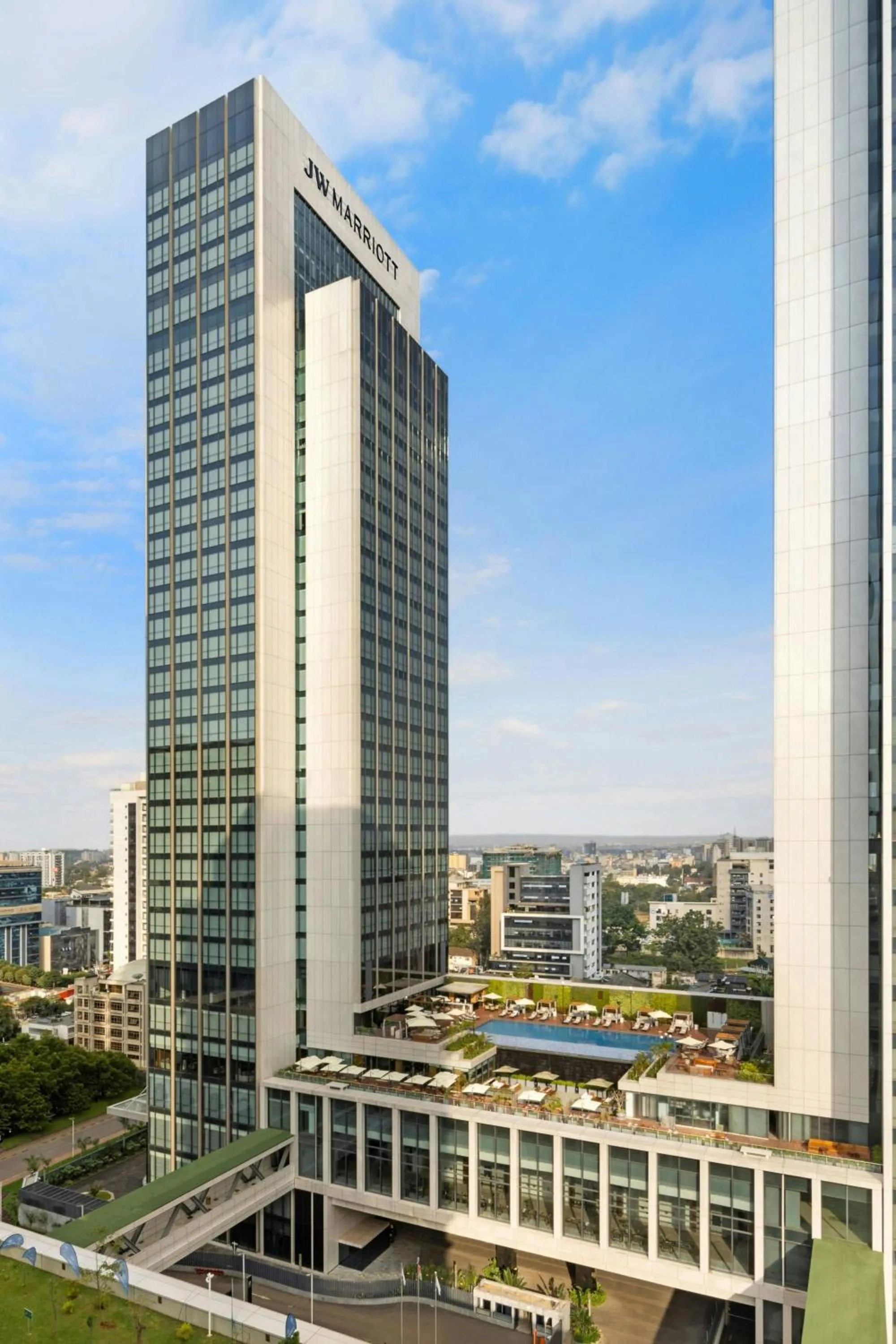 Property building in JW Marriott Hotel Nairobi