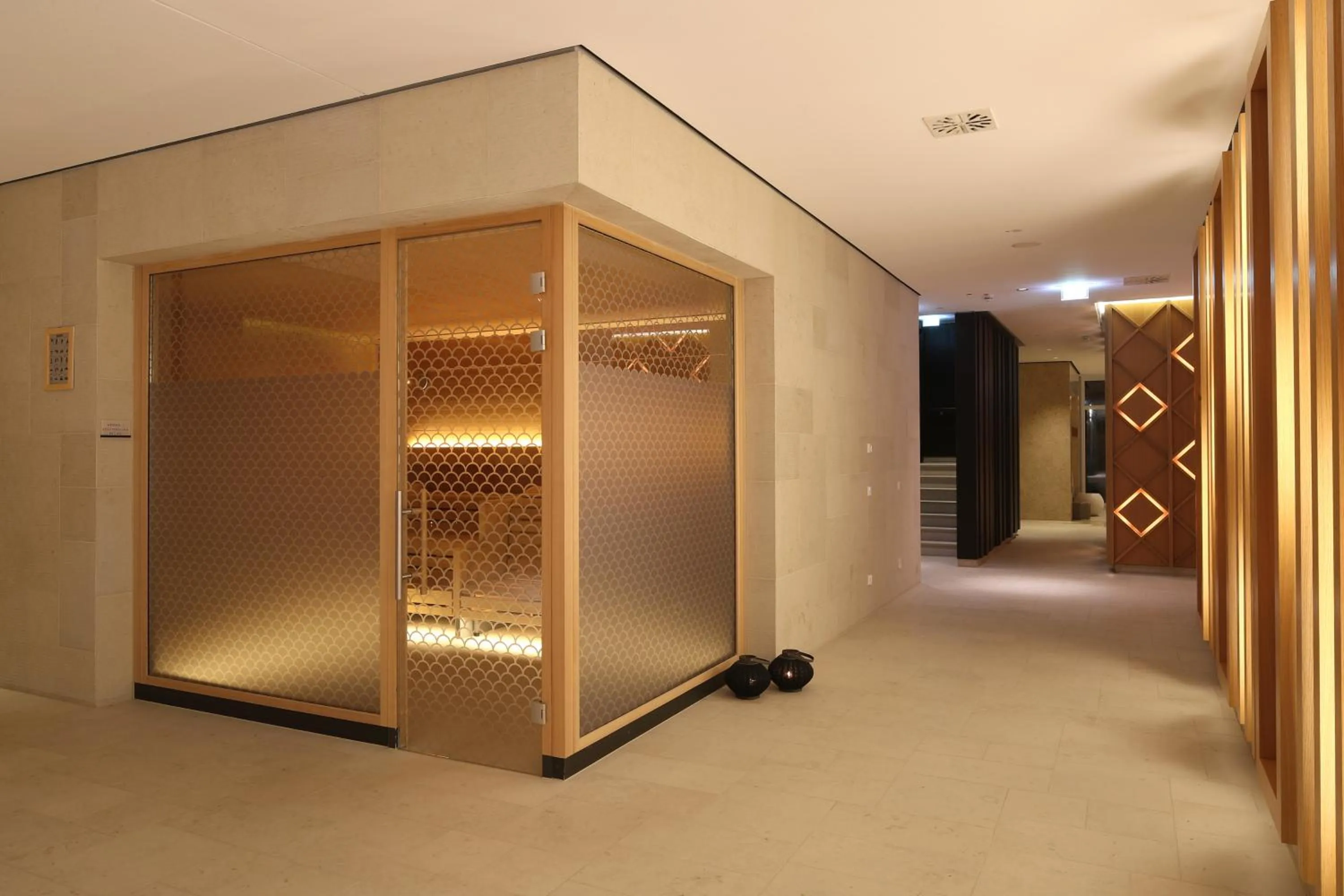 Sauna in Severin's Resort & Spa