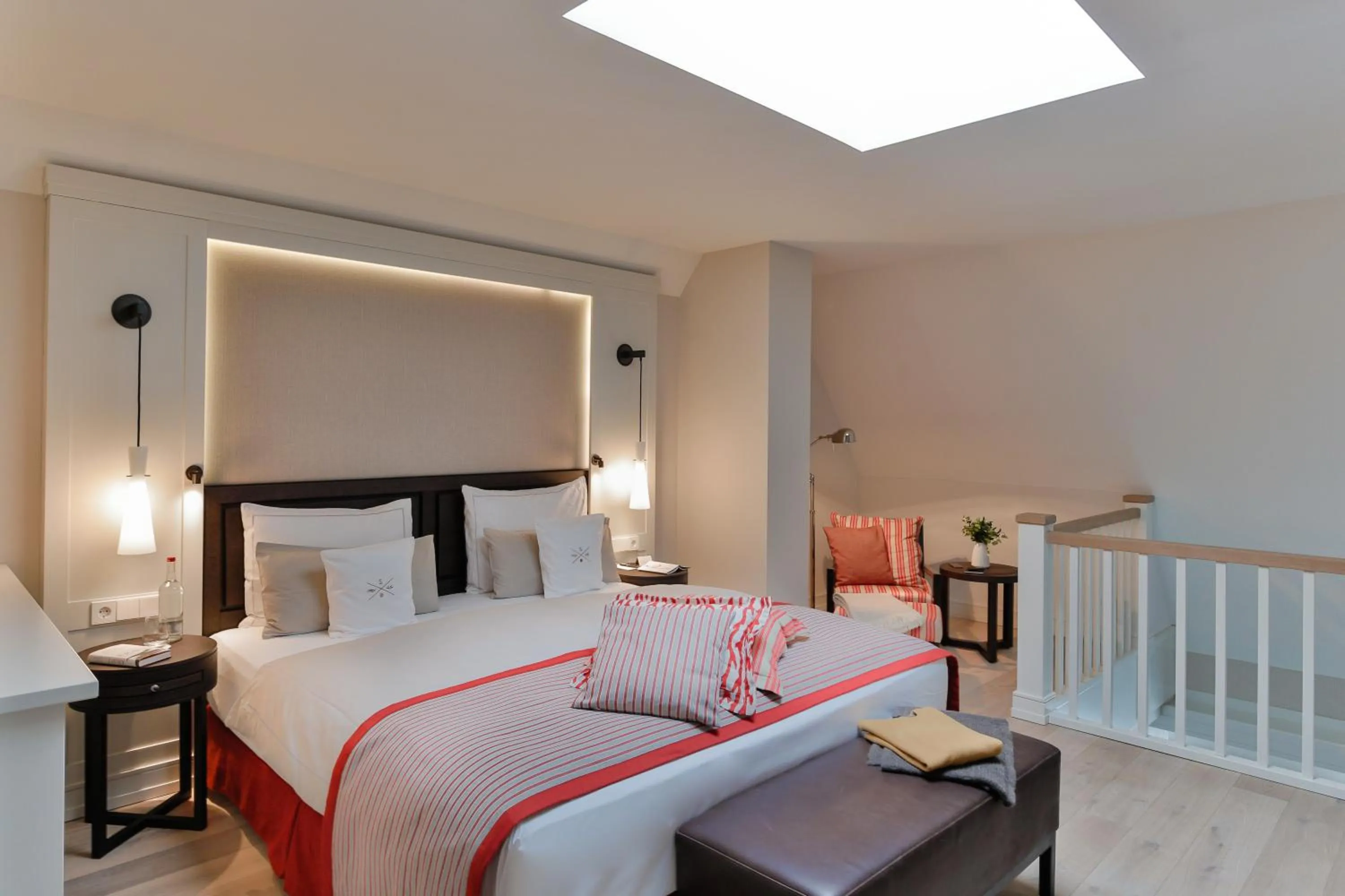 Bed in Severin's Resort & Spa