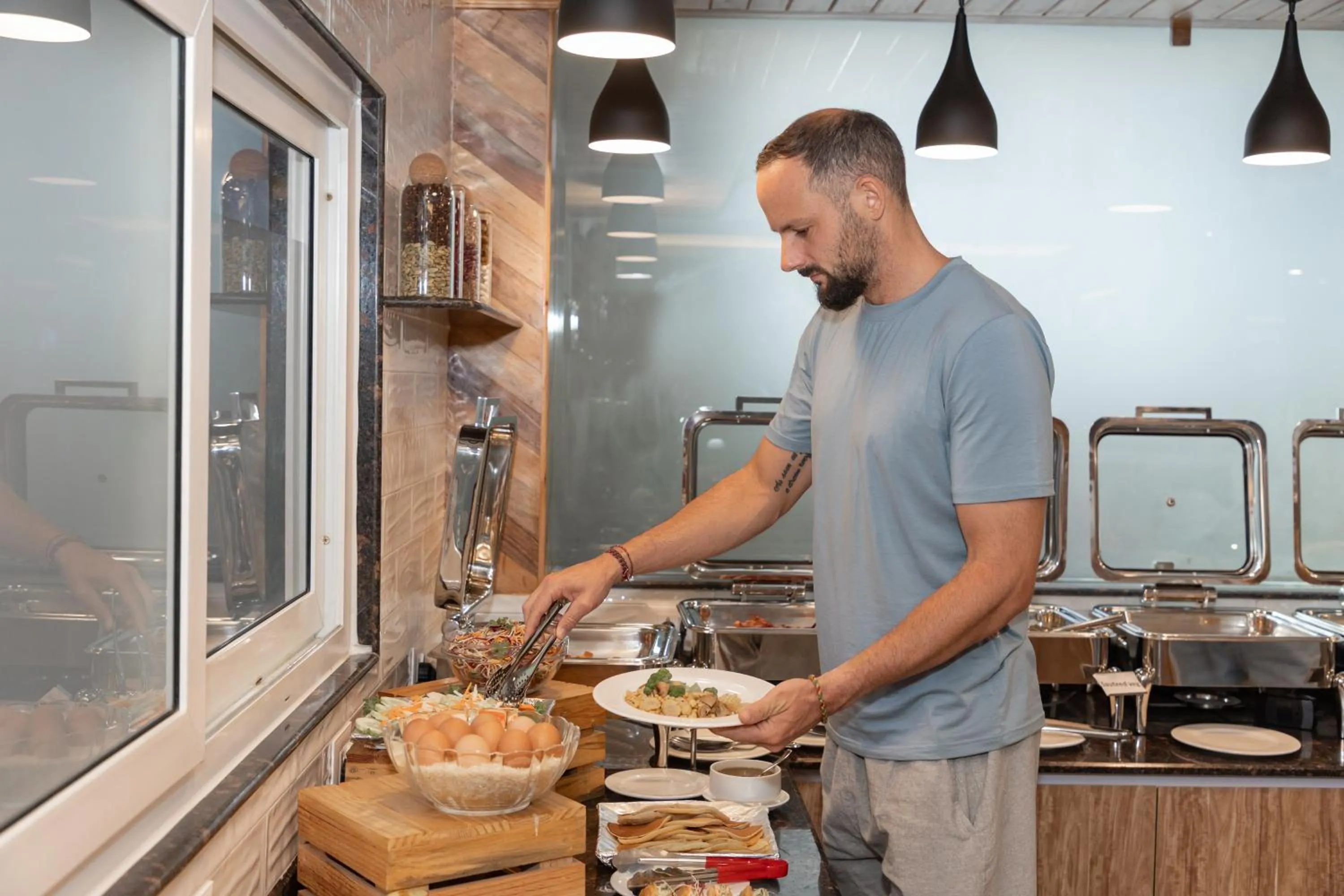 Breakfast in Kailash Boutique Hotel