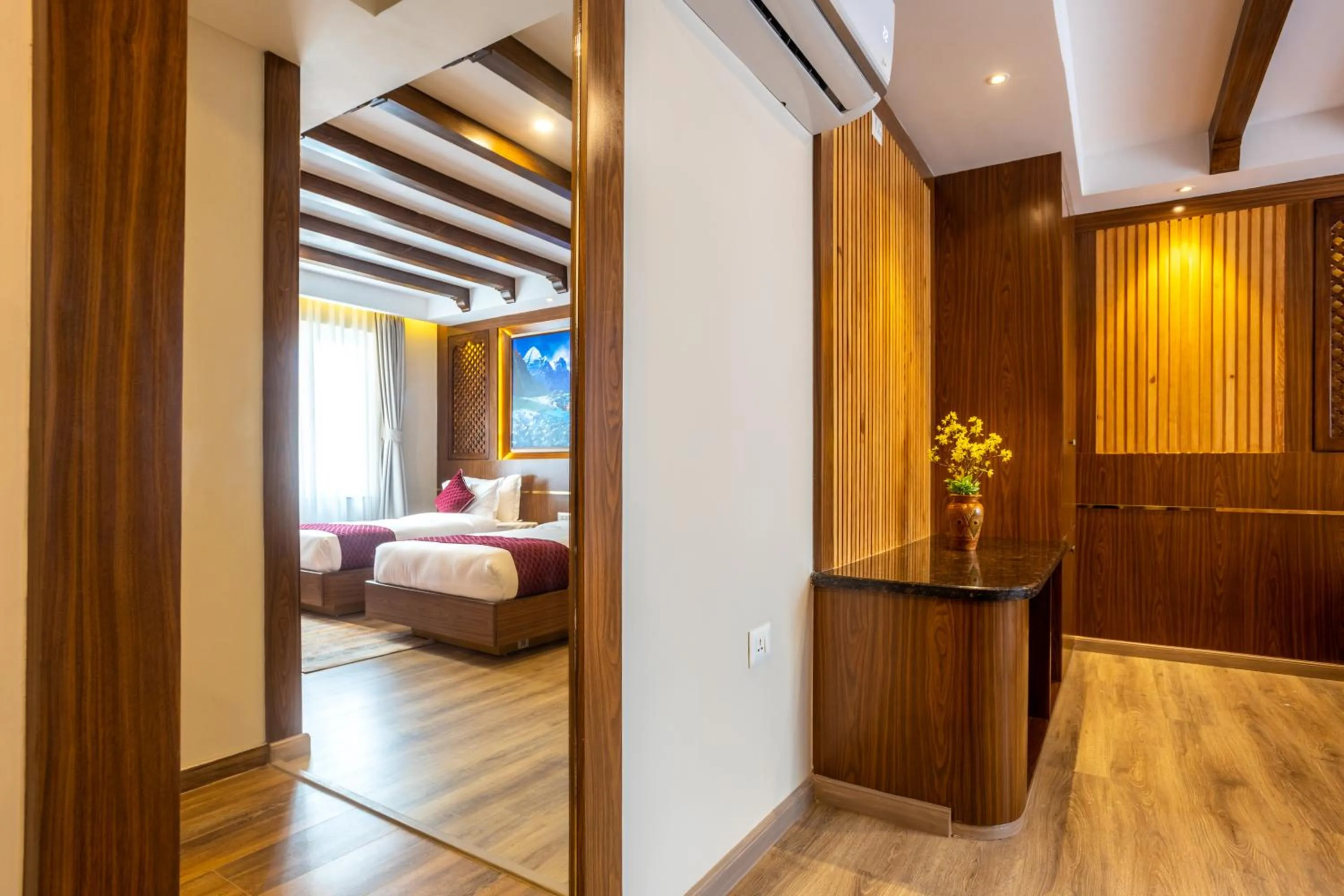 Bed in Kailash Boutique Hotel