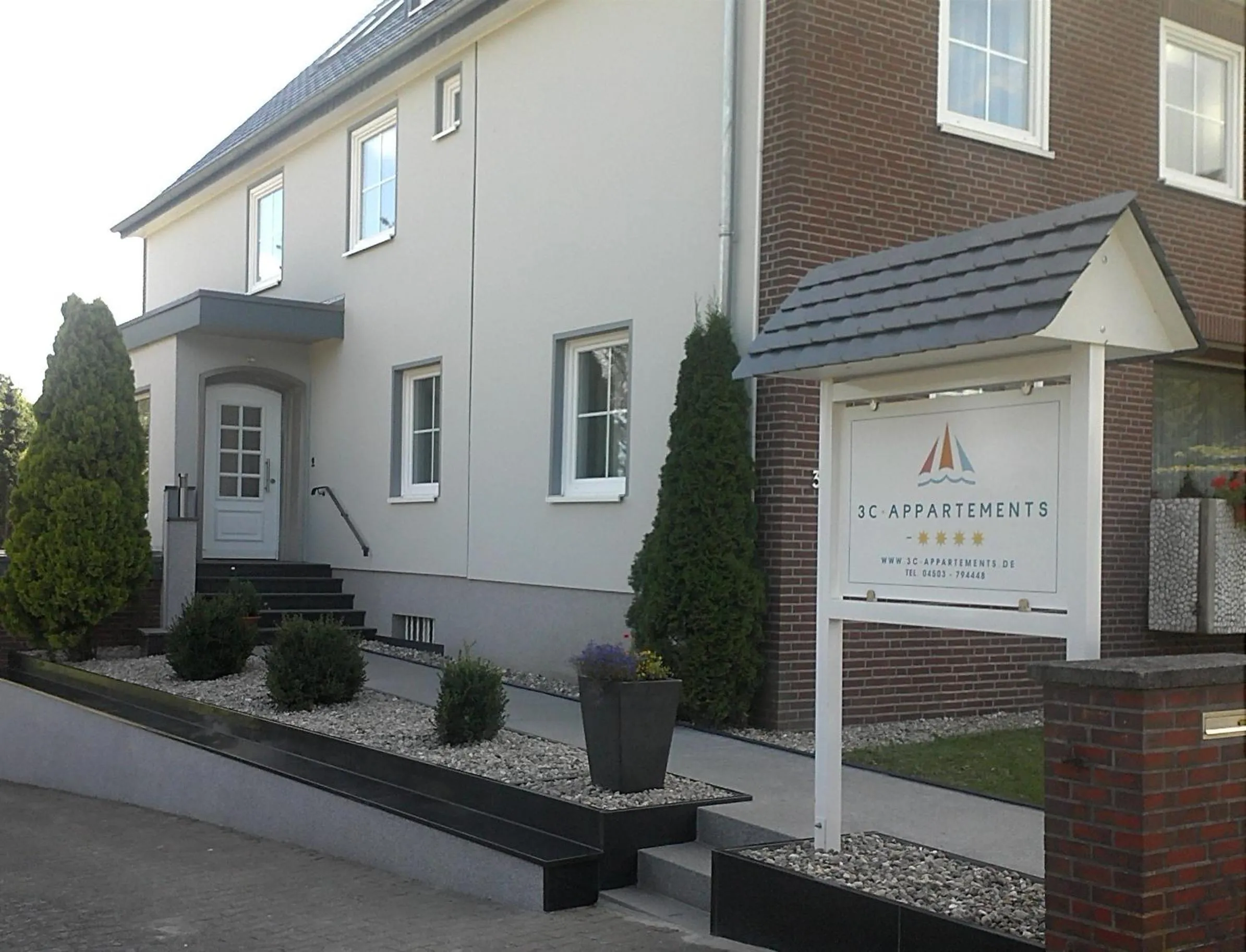 Facade/entrance in 3C-Appartements