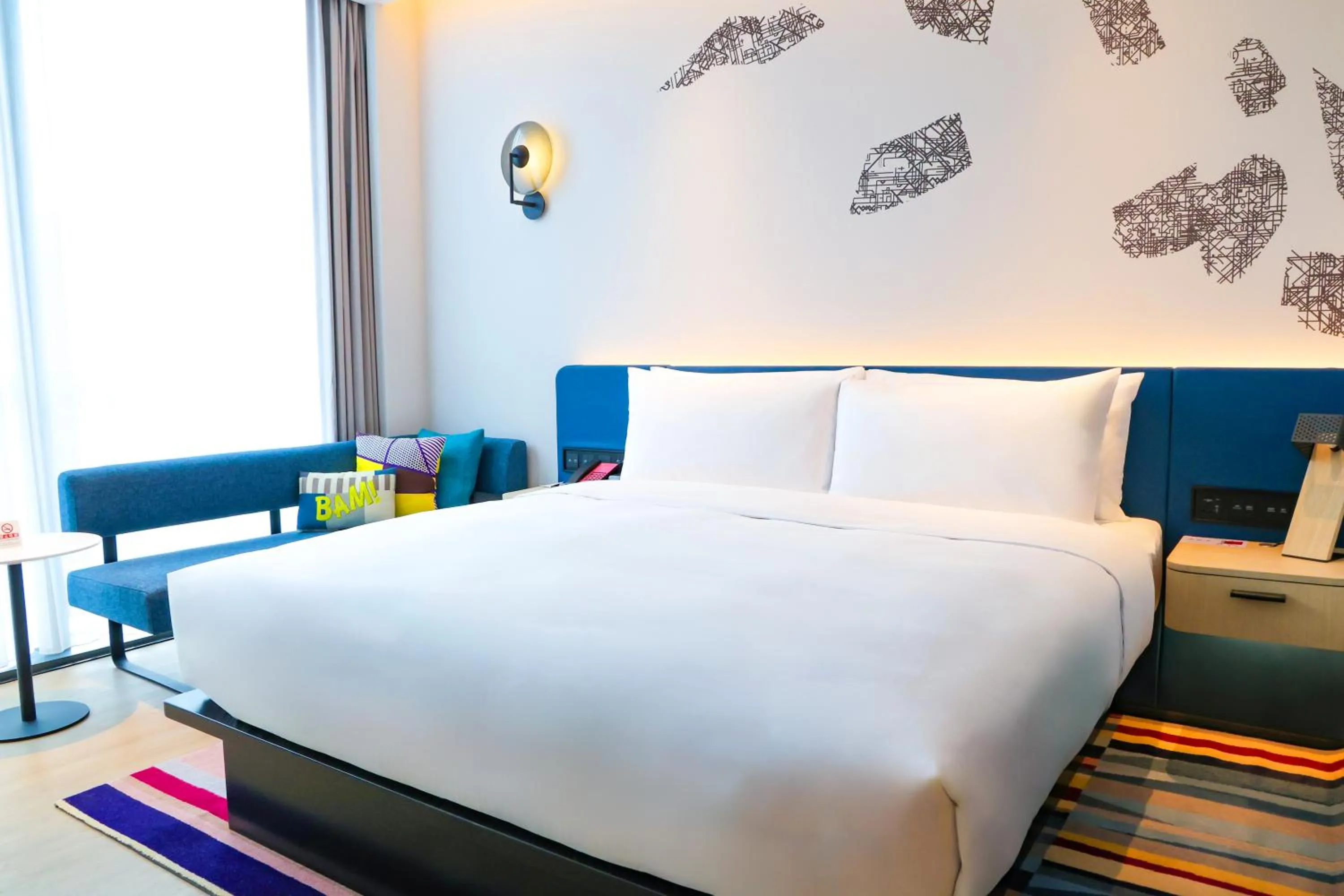 Bed in Aloft Beijing Huairou