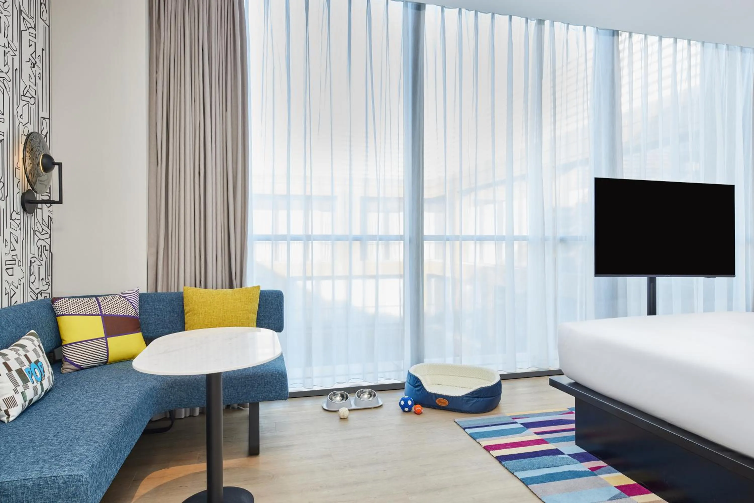 Bedroom, Bed in Aloft Beijing Huairou