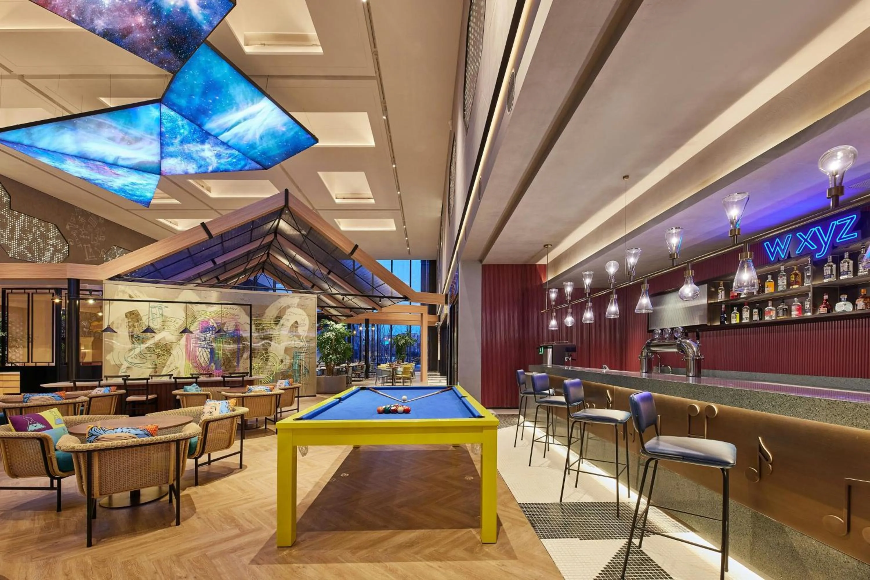 Lounge or bar in Aloft Beijing Huairou