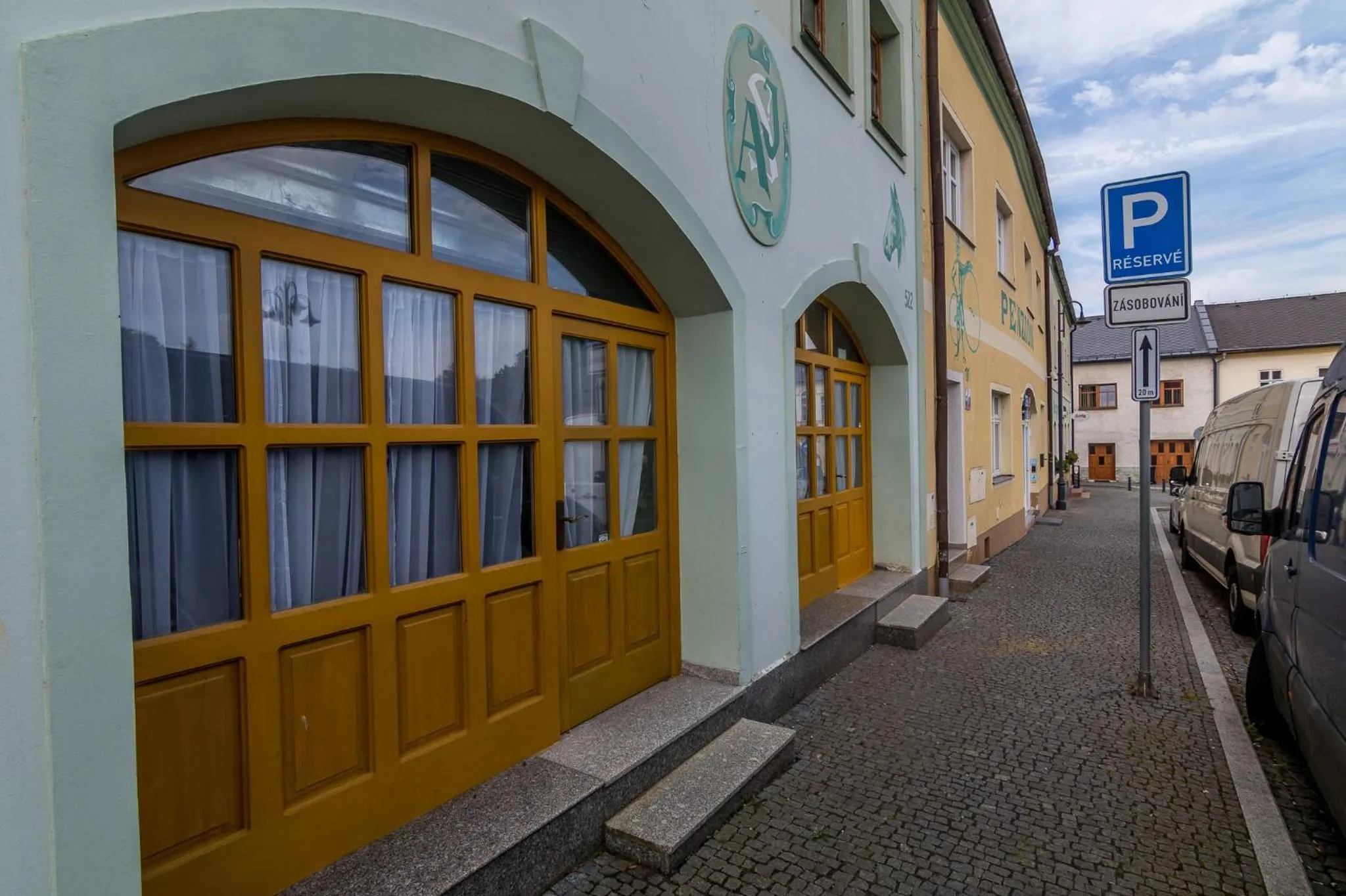Property building in Penzion a restaurace U Vladaře