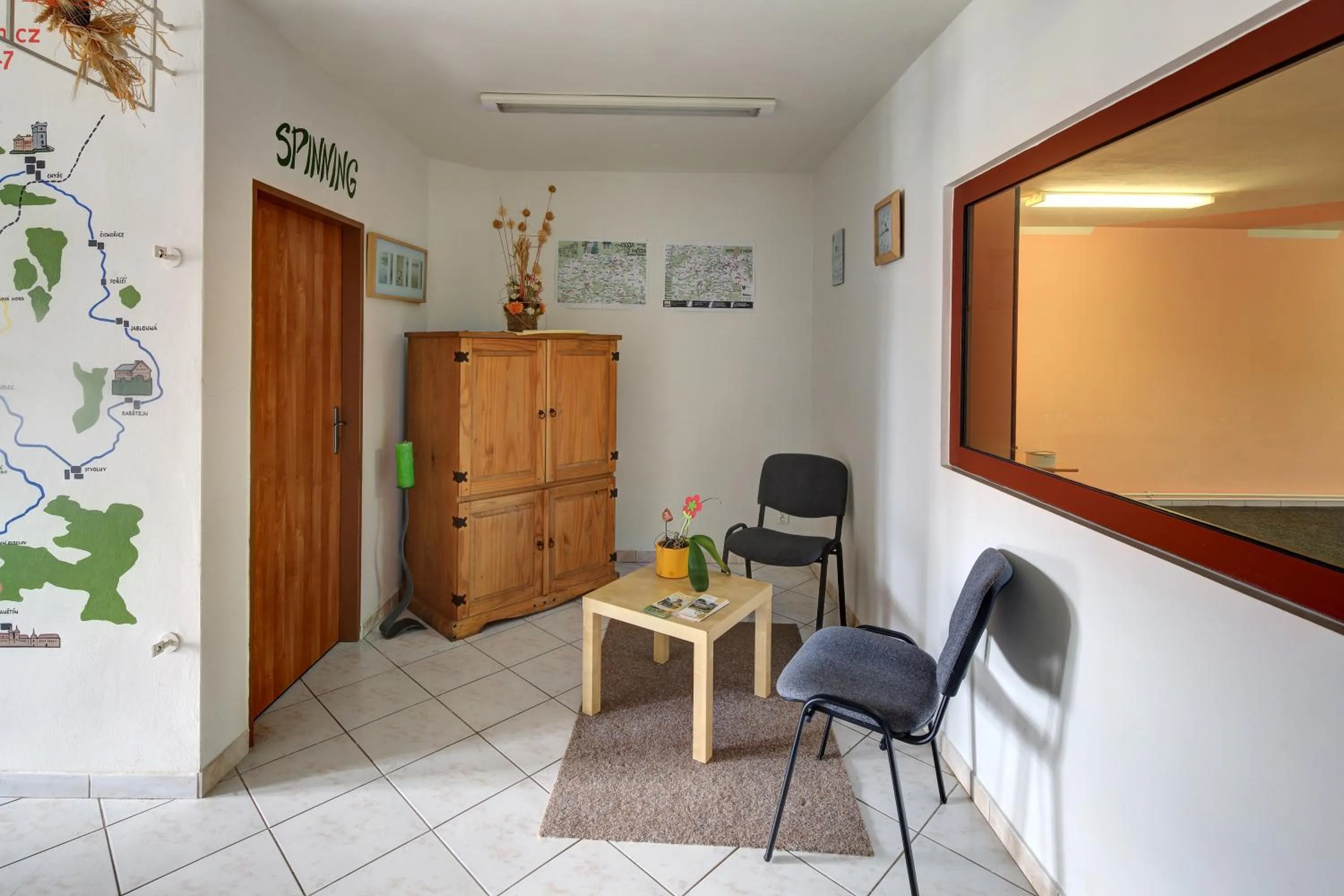 Seating area in Penzion a restaurace U Vladaře