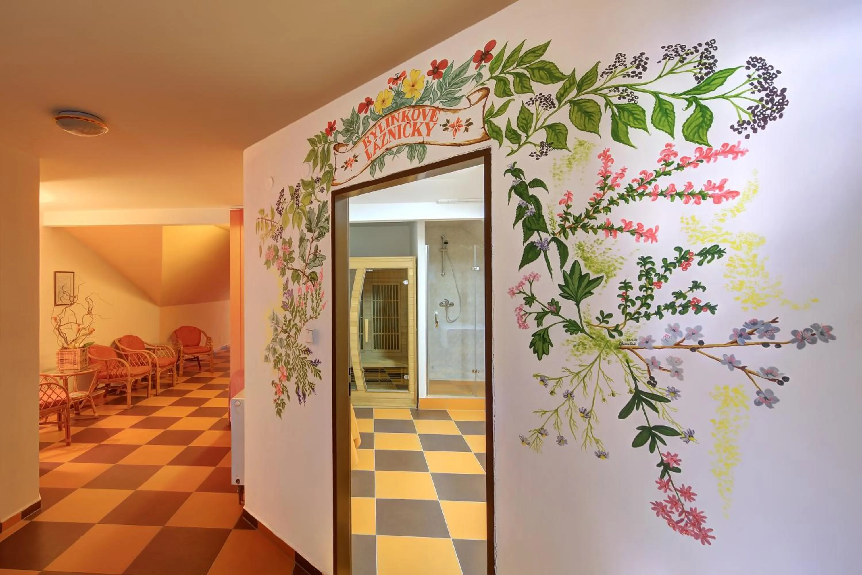 Sauna in Penzion a restaurace U Vladaře