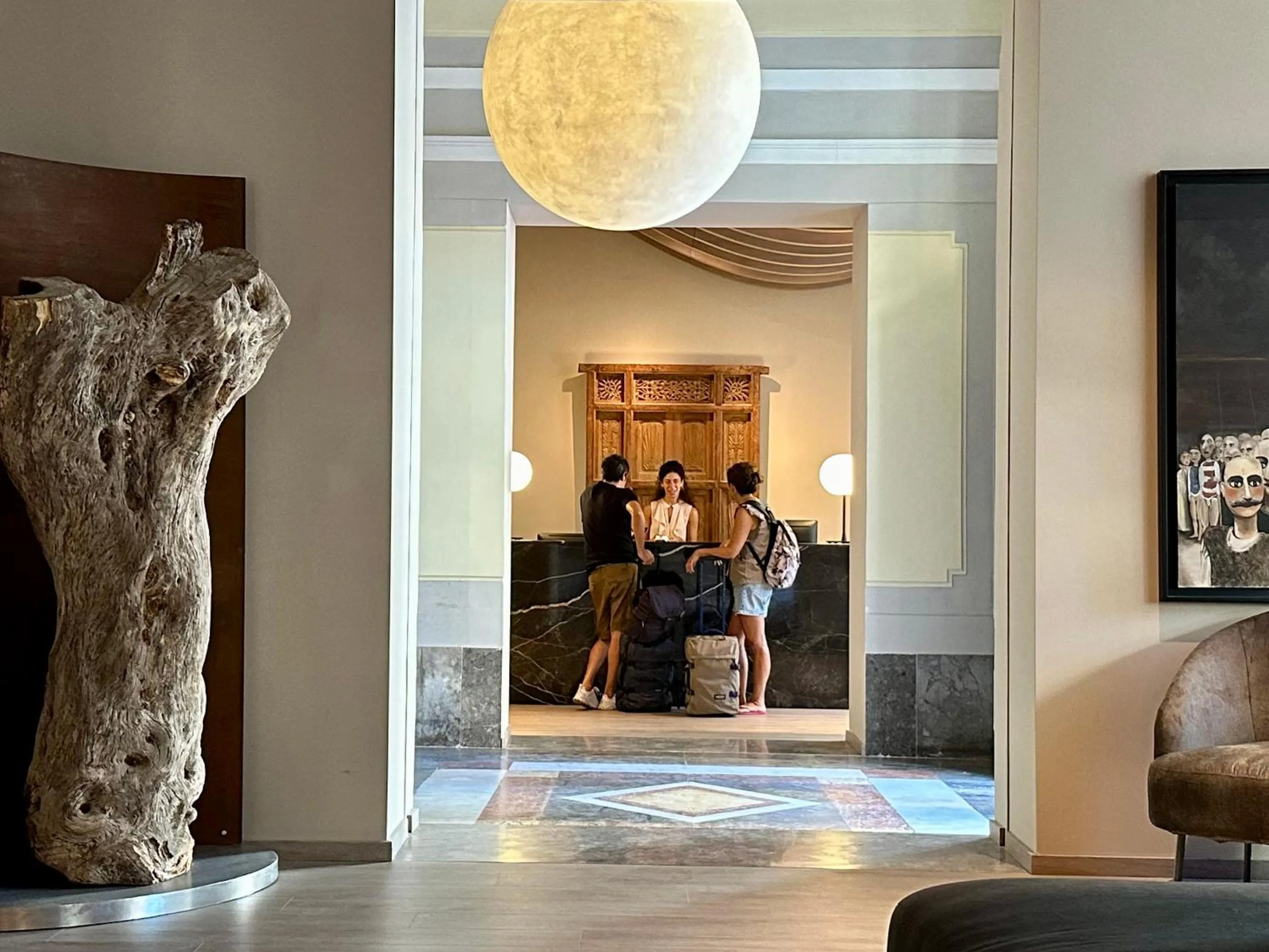 Lobby or reception in Palazzo Liberty Unique Hotel by Geocharme