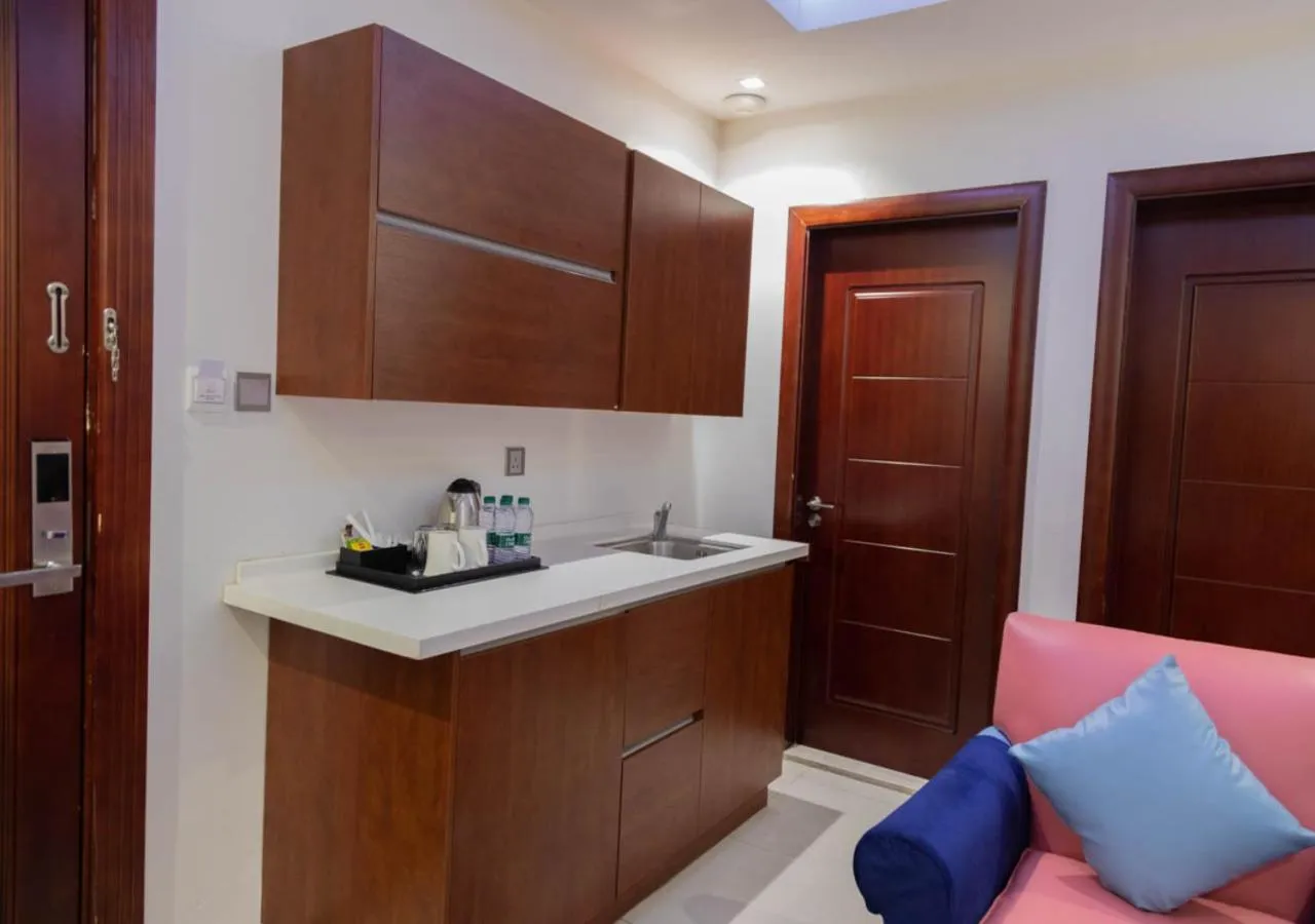 Kitchen or kitchenette in Wow Hotel Jeddah
