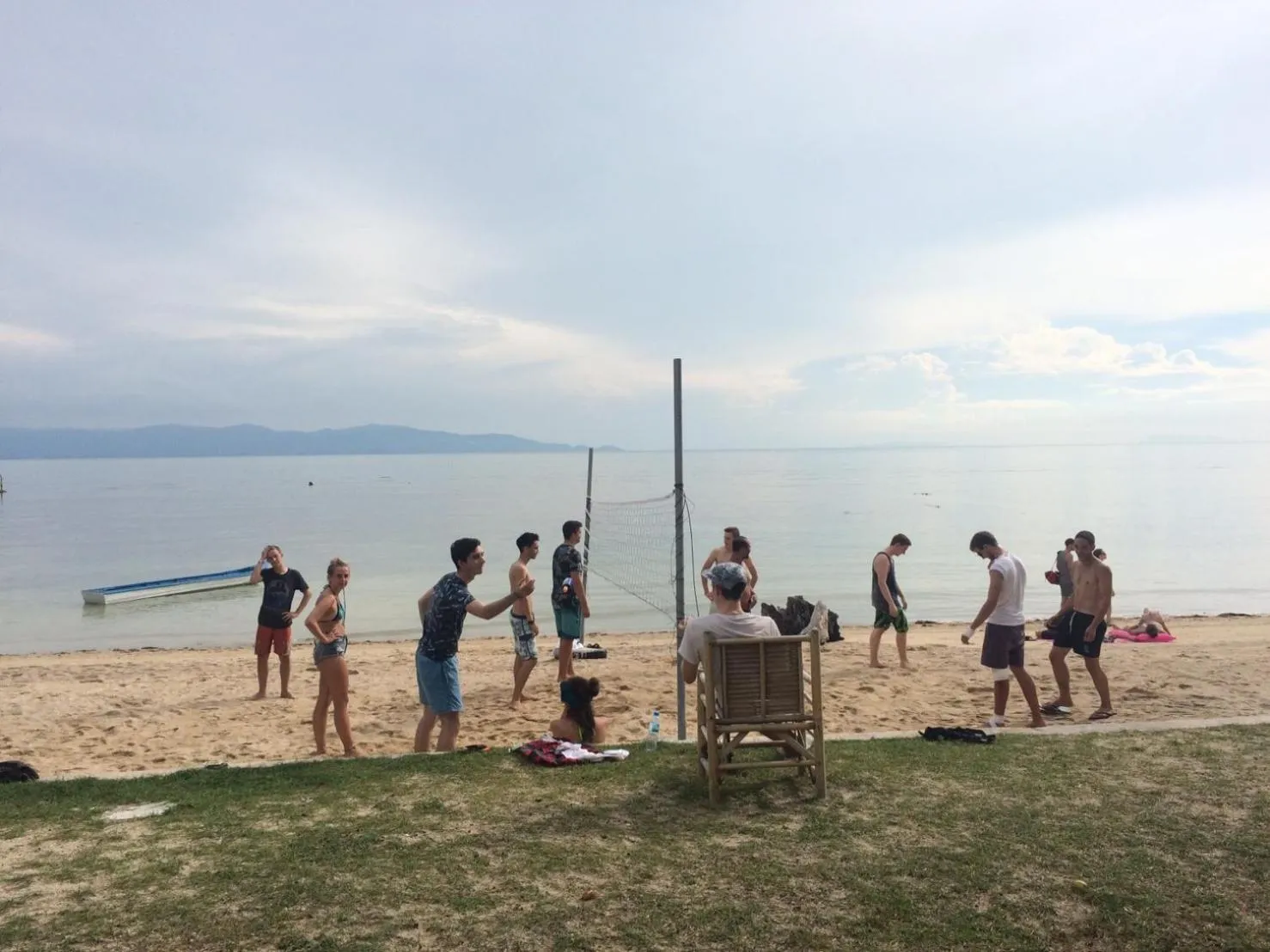 Beach in Rainbow Bungalow Haadrin Koh Phangan