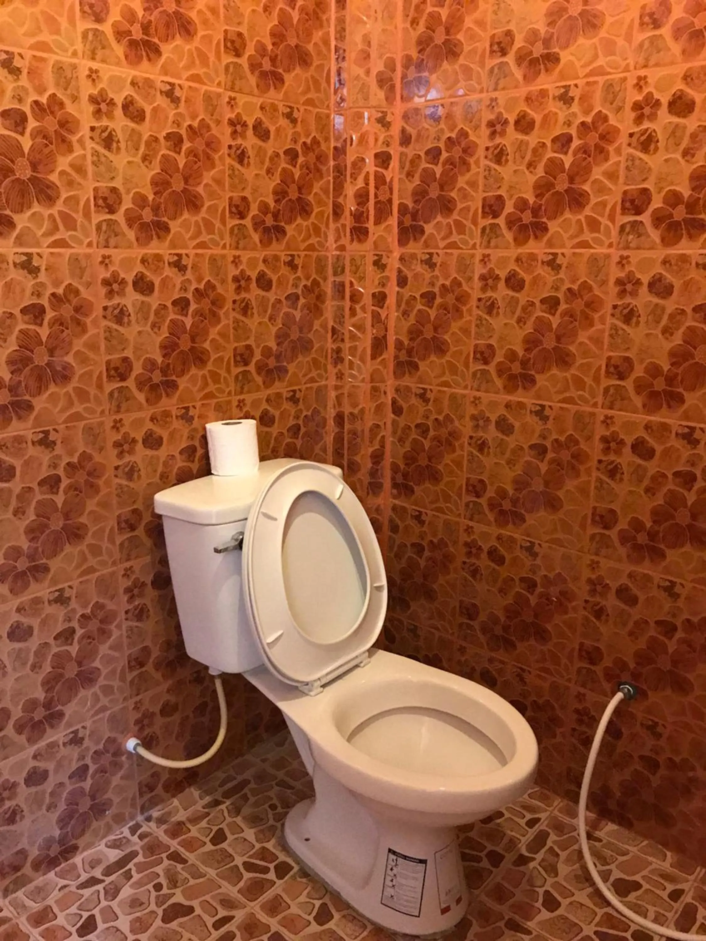 Toilet in Rainbow Bungalow Haadrin Koh Phangan