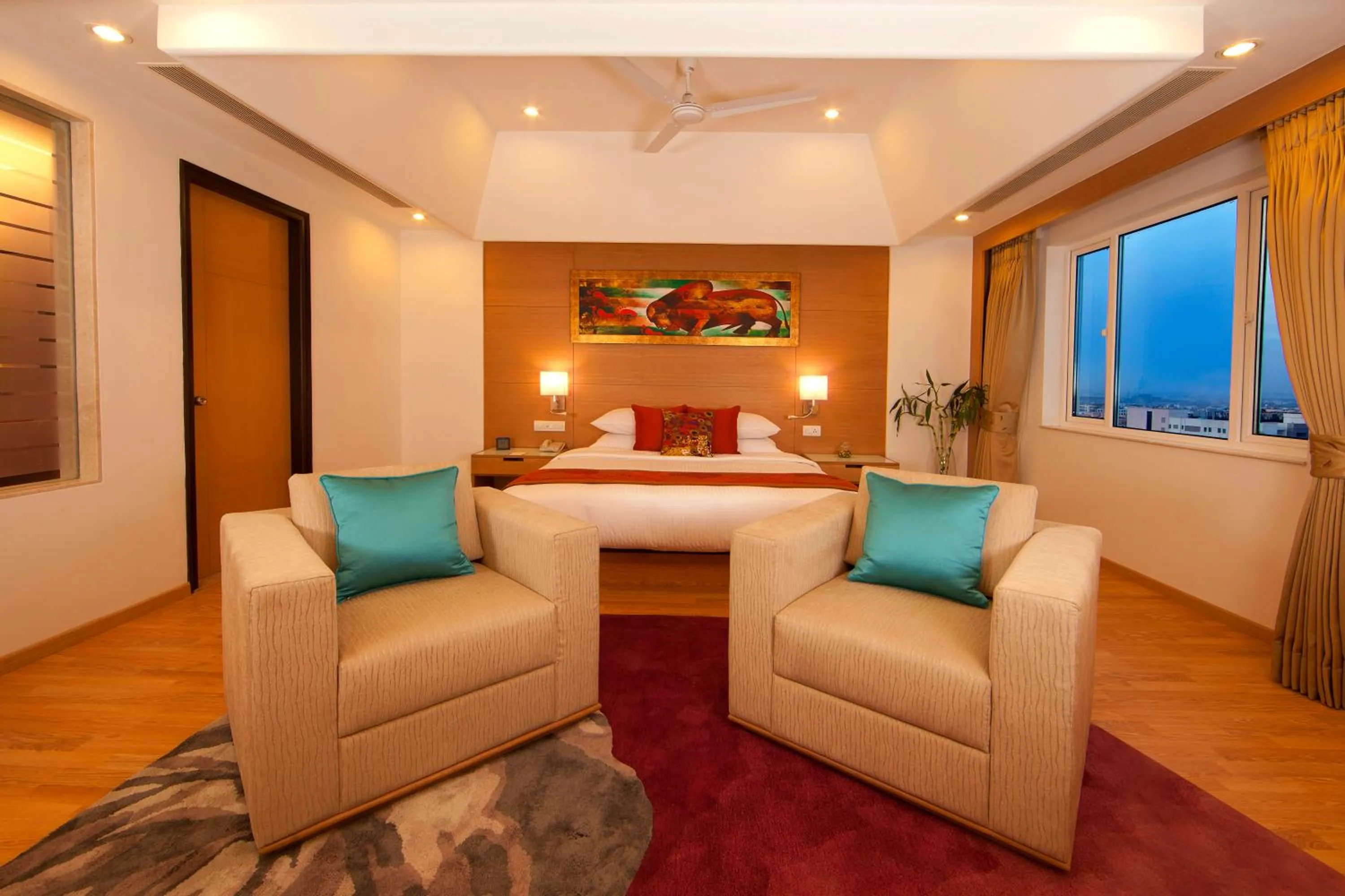 Photo of the whole room in Lemon Tree Hotel, Gachibowli, Hyderabad