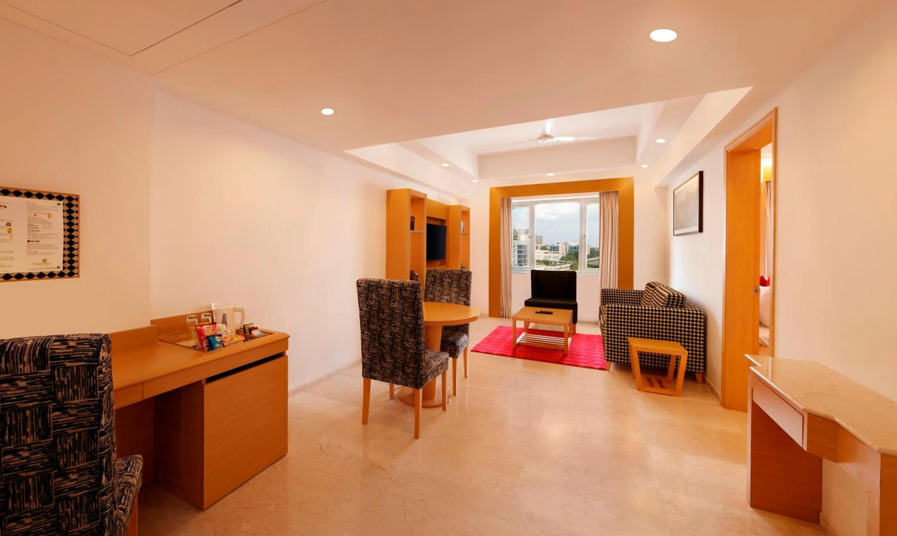 Living room in Lemon Tree Hotel, Gachibowli, Hyderabad