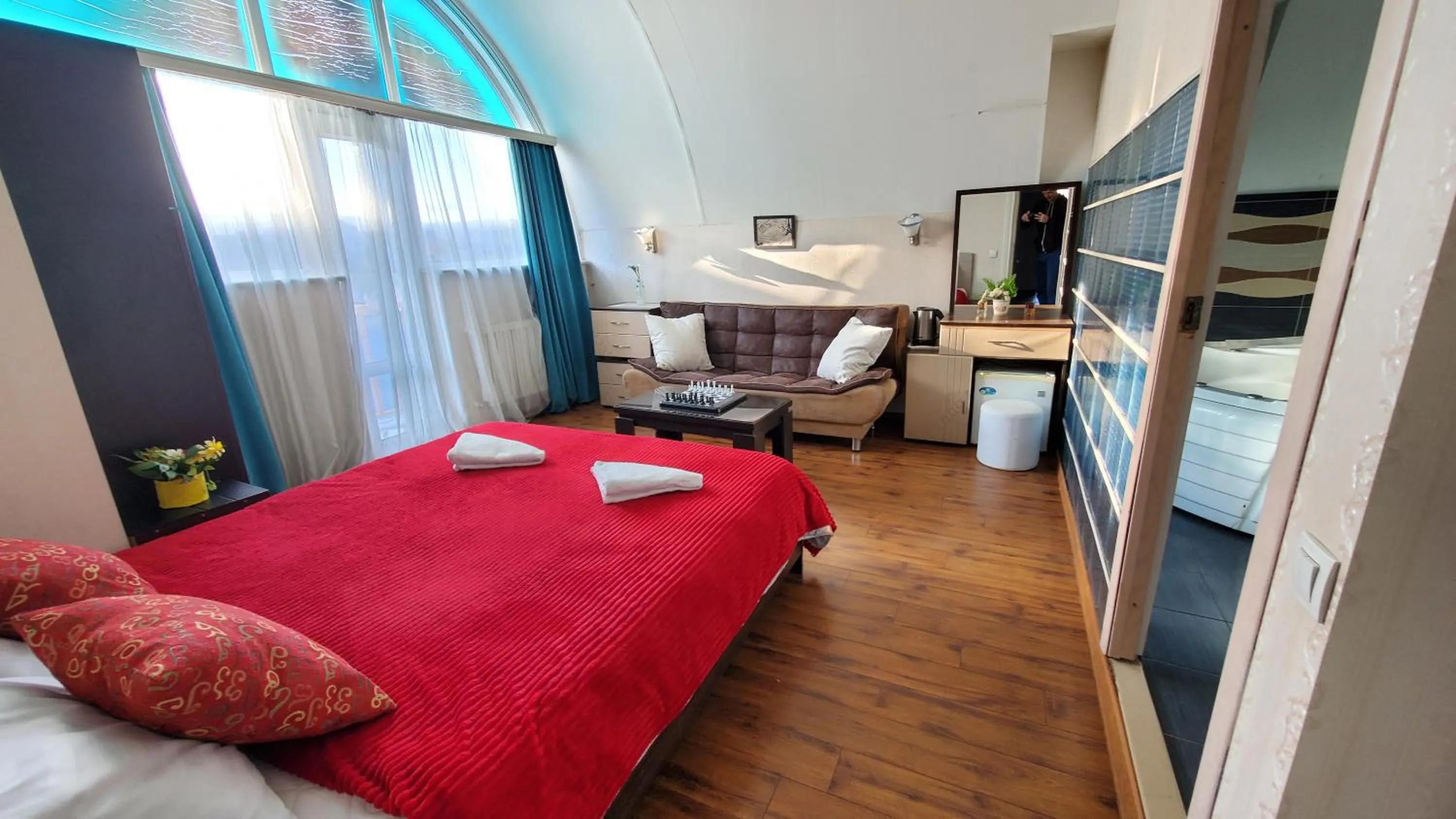 Bed in Hotel Antalia