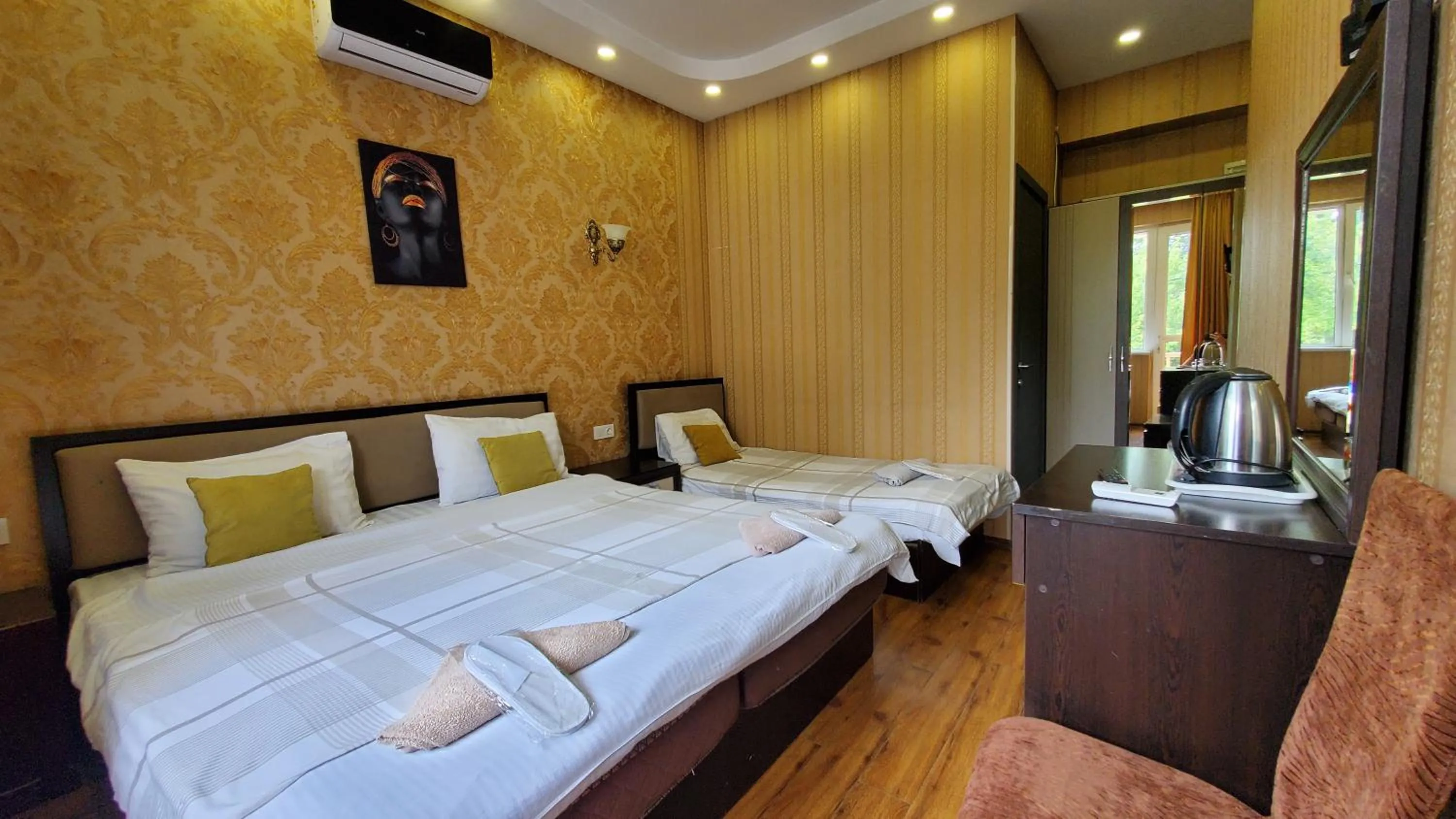 Bed in Hotel Antalia