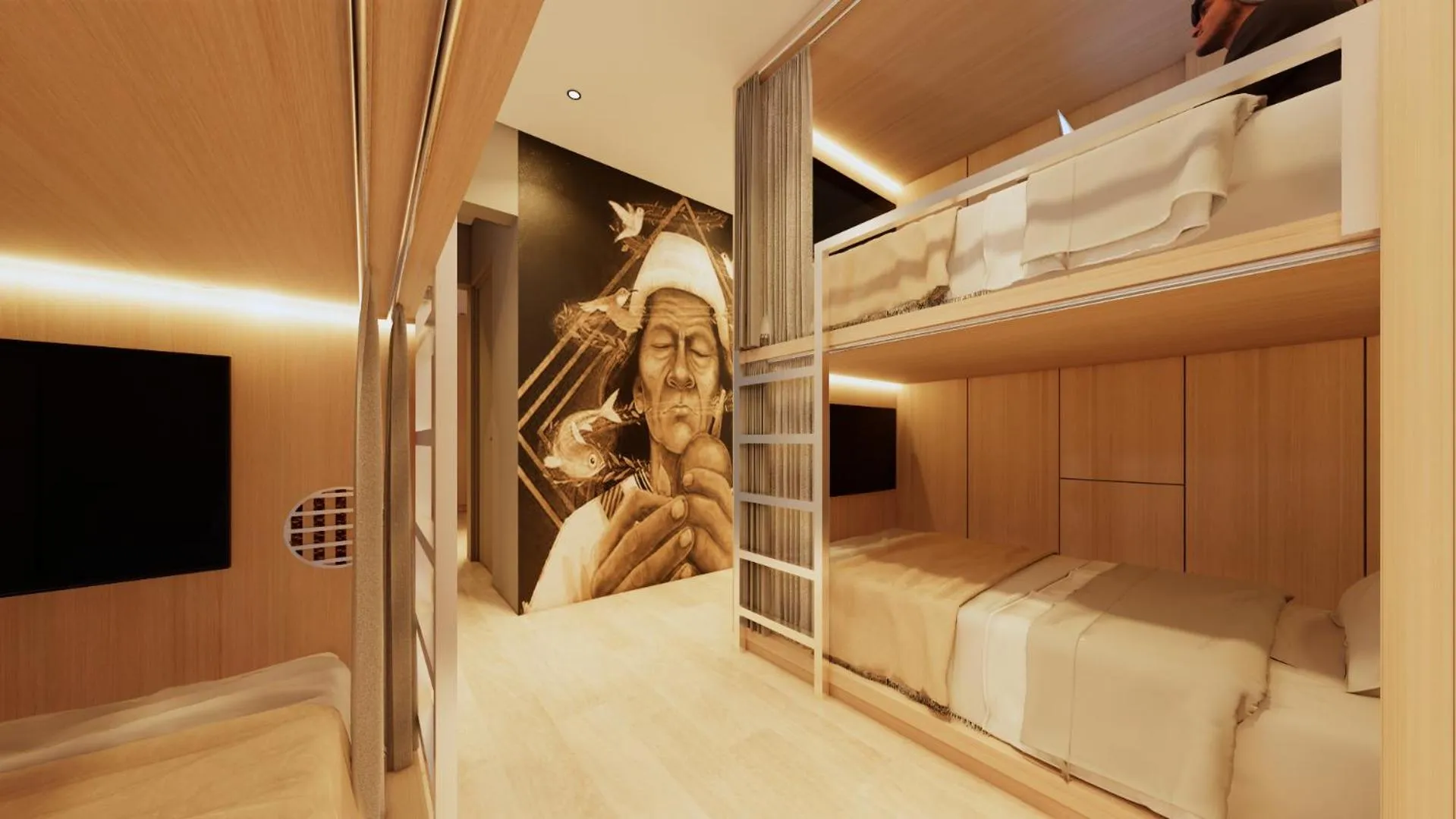 Bed in Hostal Tayrona Medellin Manila