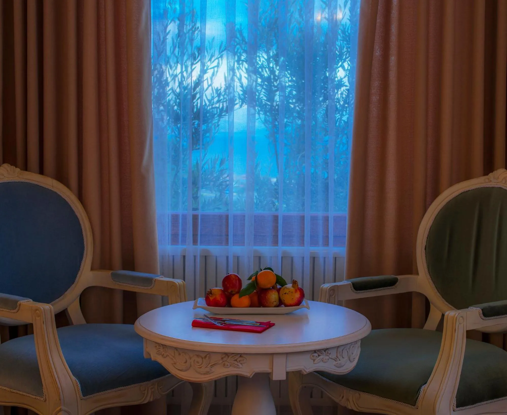 Living room in Aeneas Hotel