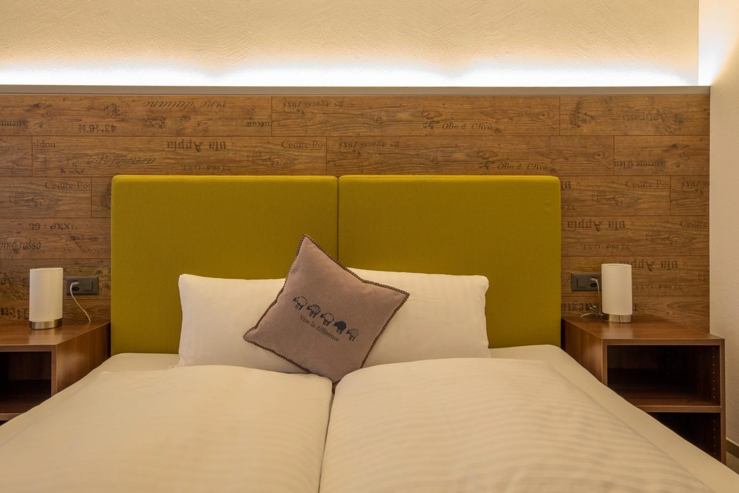 Bed in Hotel Schäfli Siebnen