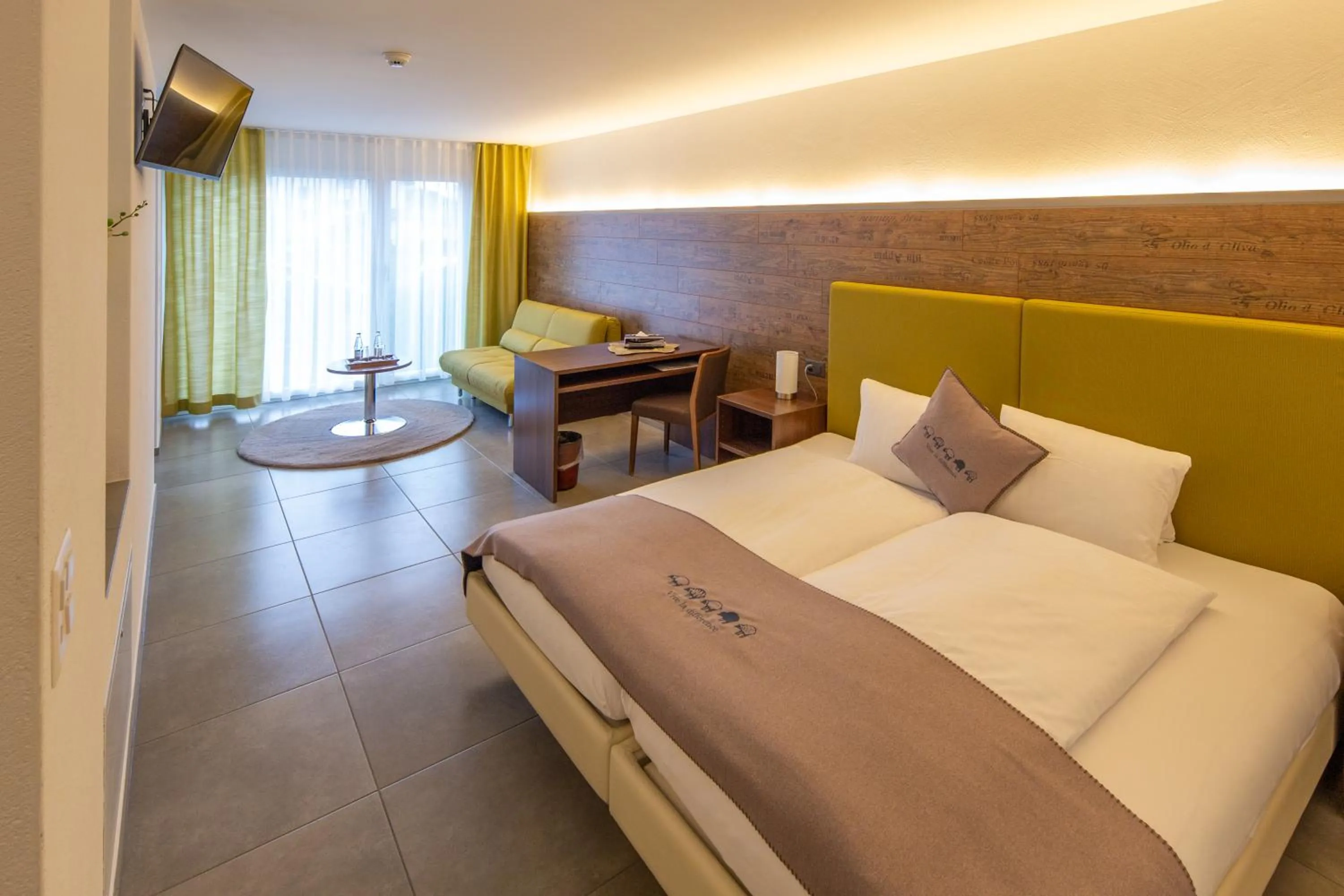 Bed in Hotel Schäfli Siebnen