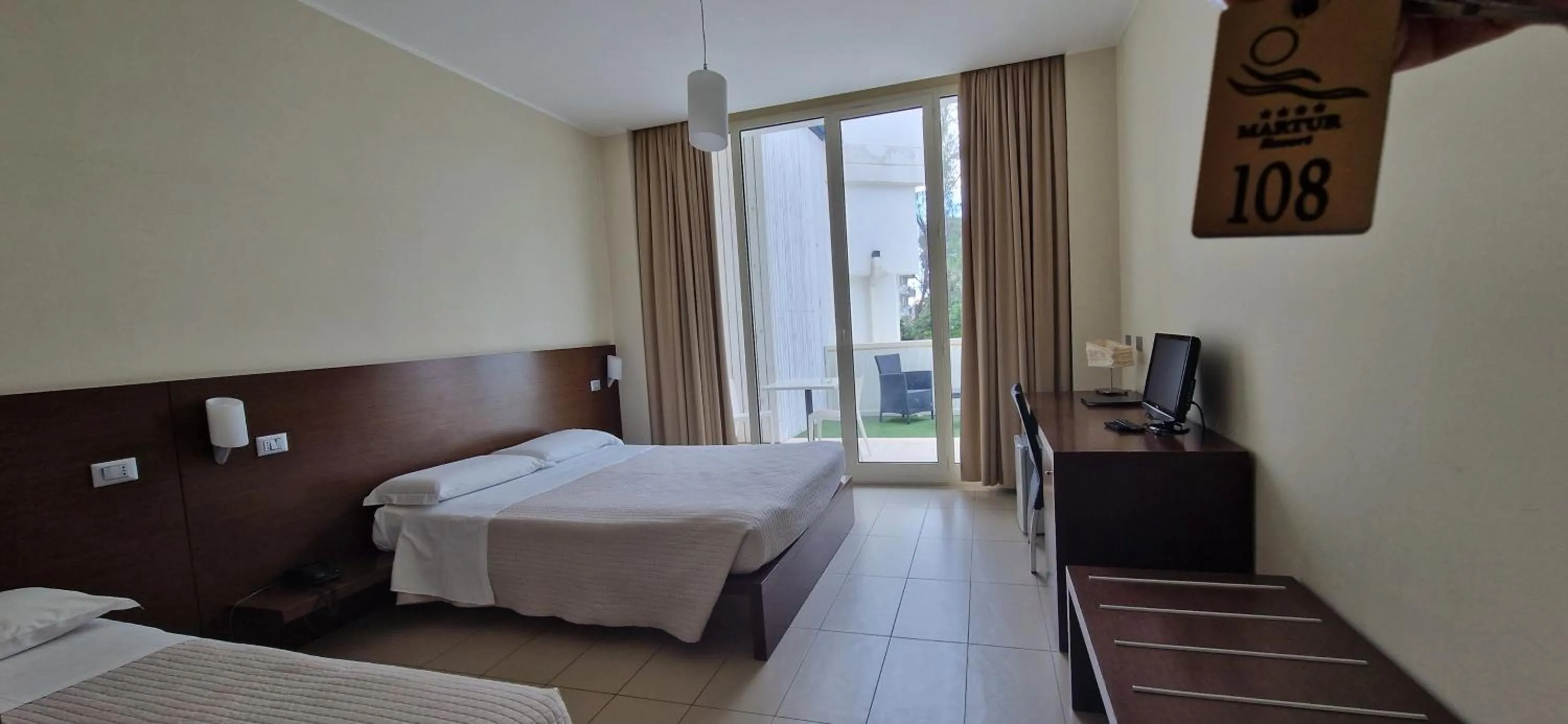 Bed in Martur Resort