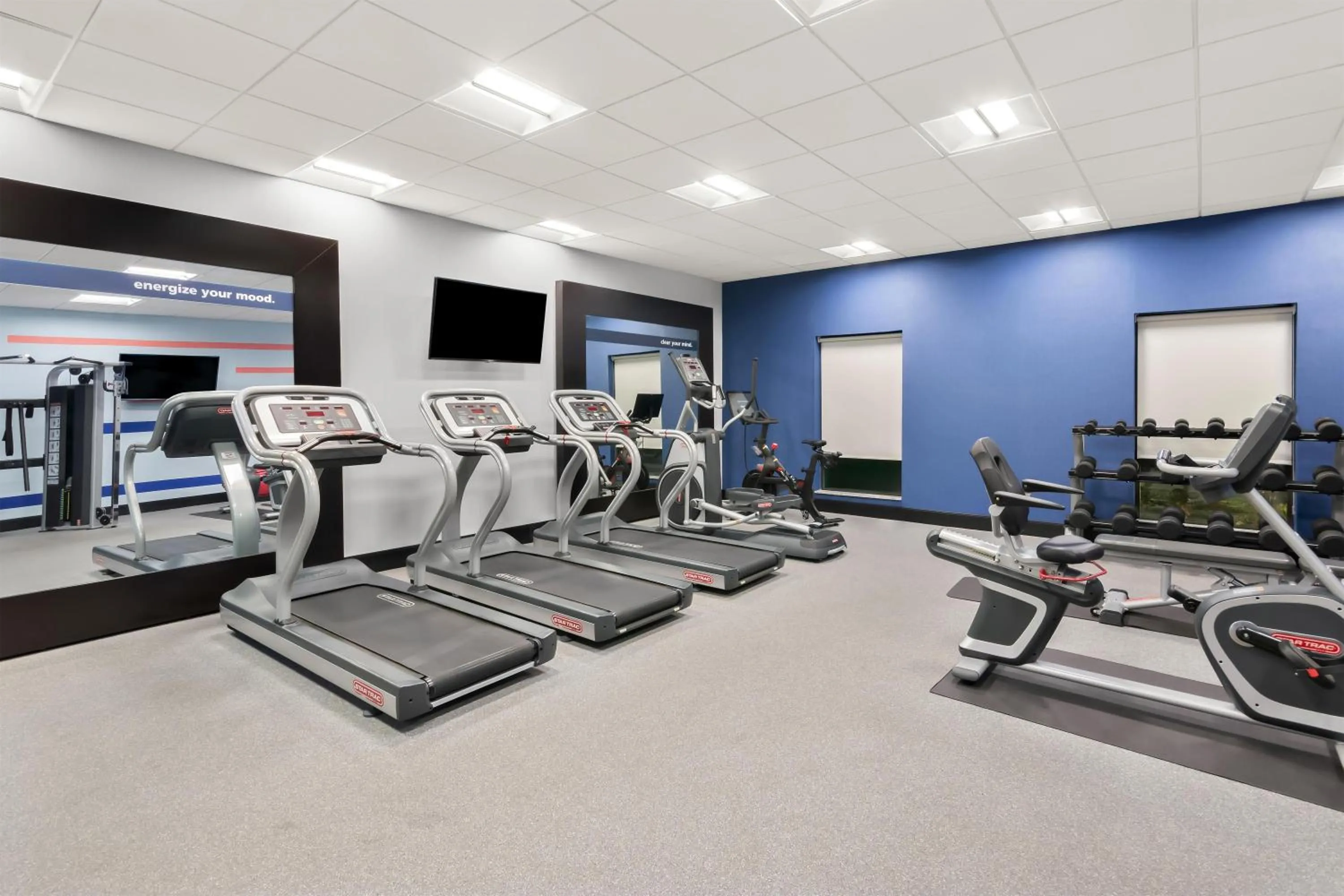 Fitness centre/facilities in Hampton Inn & Suites Pensacola/I-10 Pine Forest Road