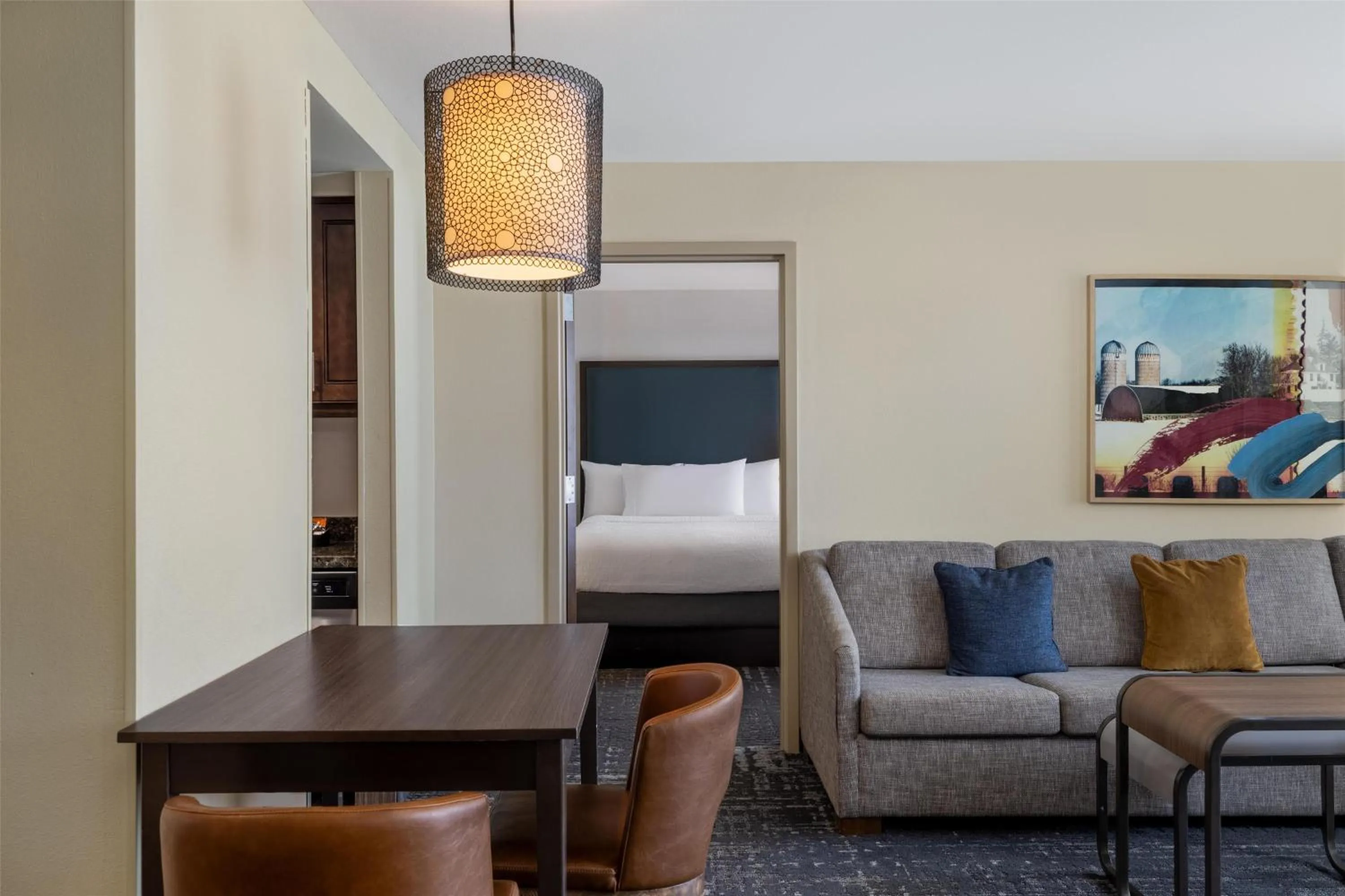 Living room in Homewood Suites by Hilton Ankeny