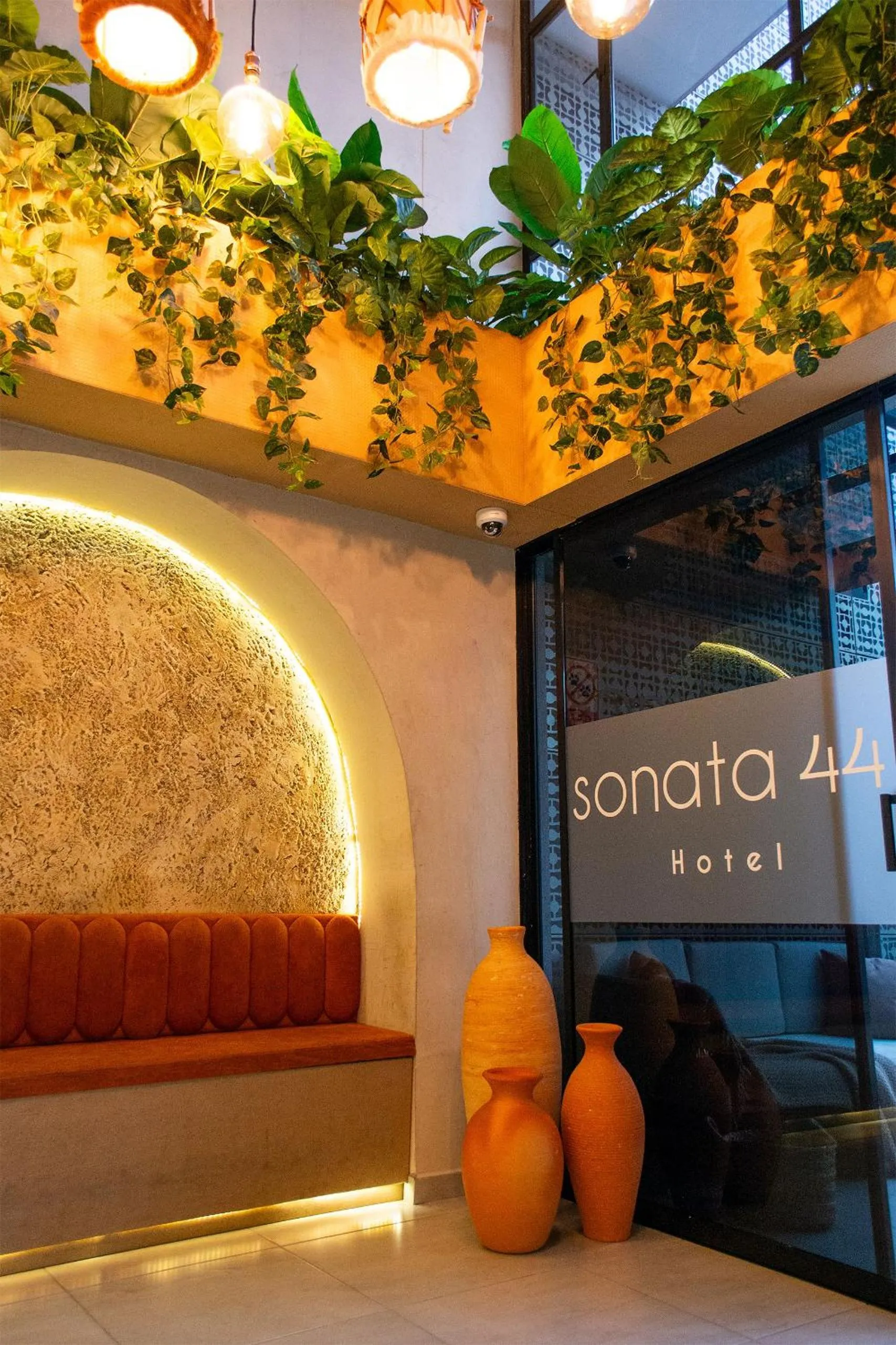 Lobby or reception in Sonata 44 Hotel Laureles