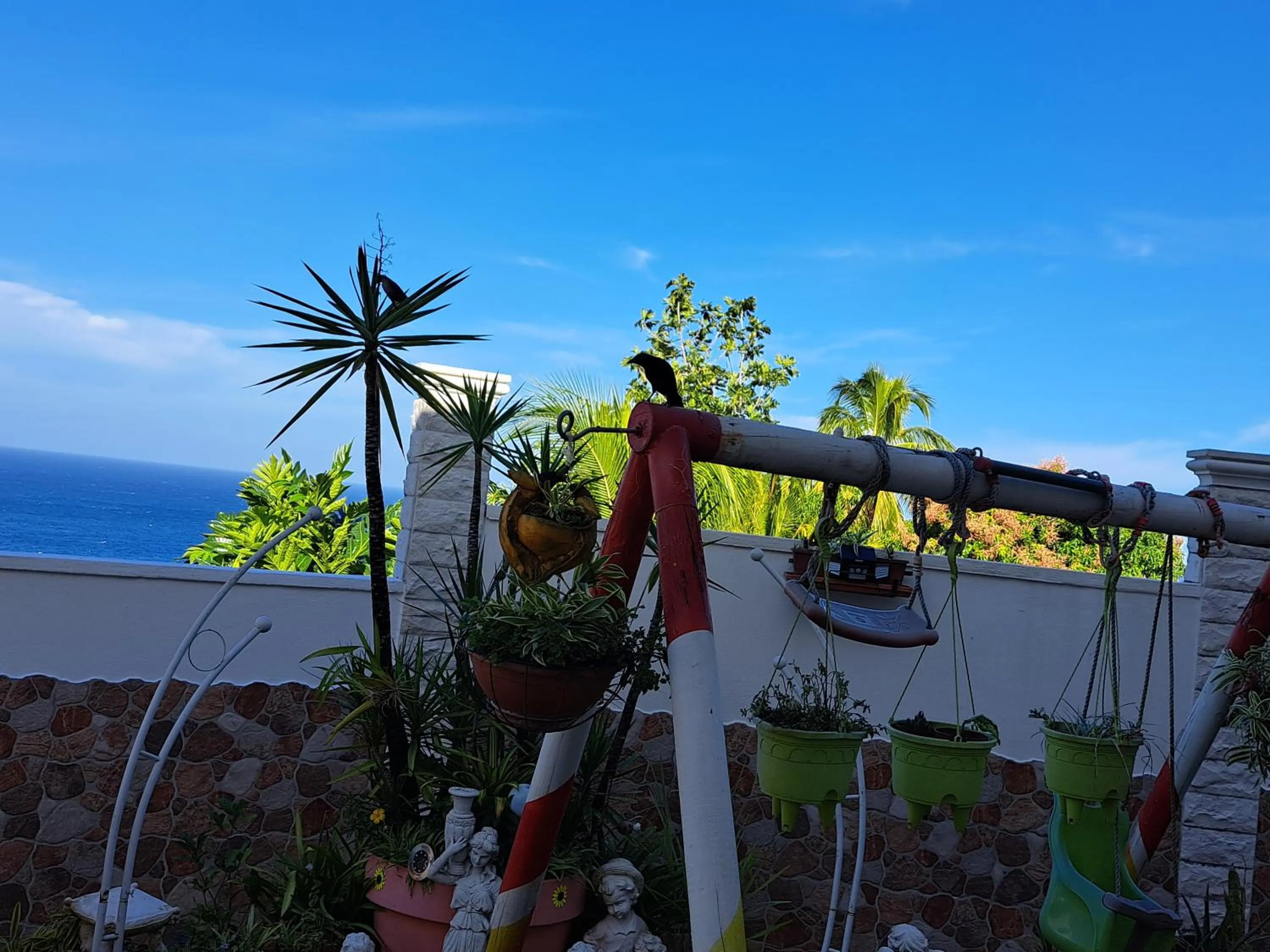 Garden view in KANALU BEACH APPATEMENT