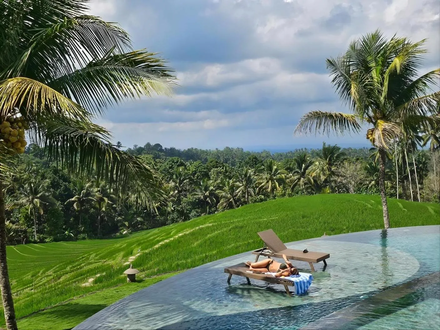 Swimming pool in Puri Dajuma Terrace Eco Lodge & Spa