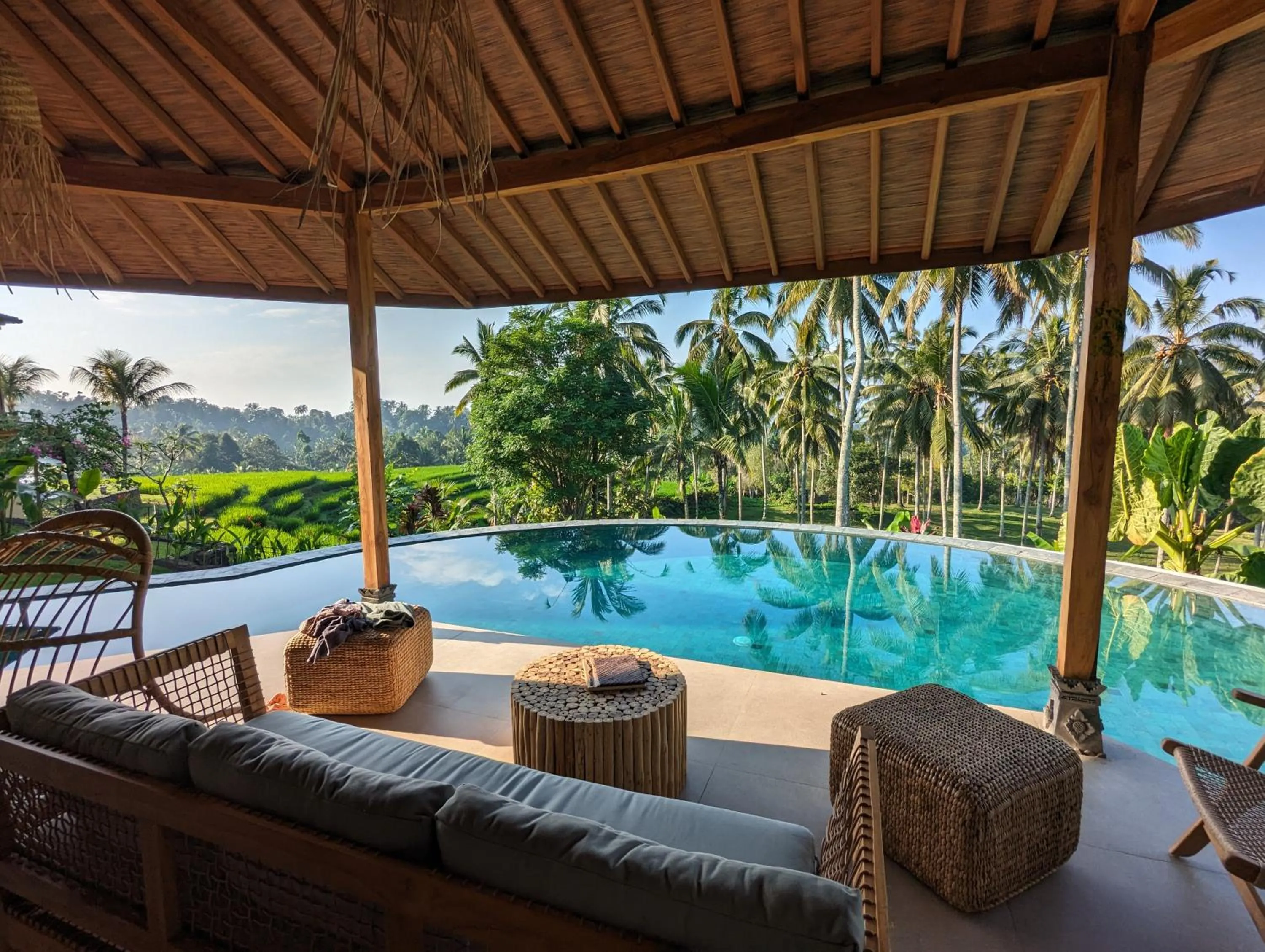 Pool view in Puri Dajuma Terrace Eco Lodge & Spa