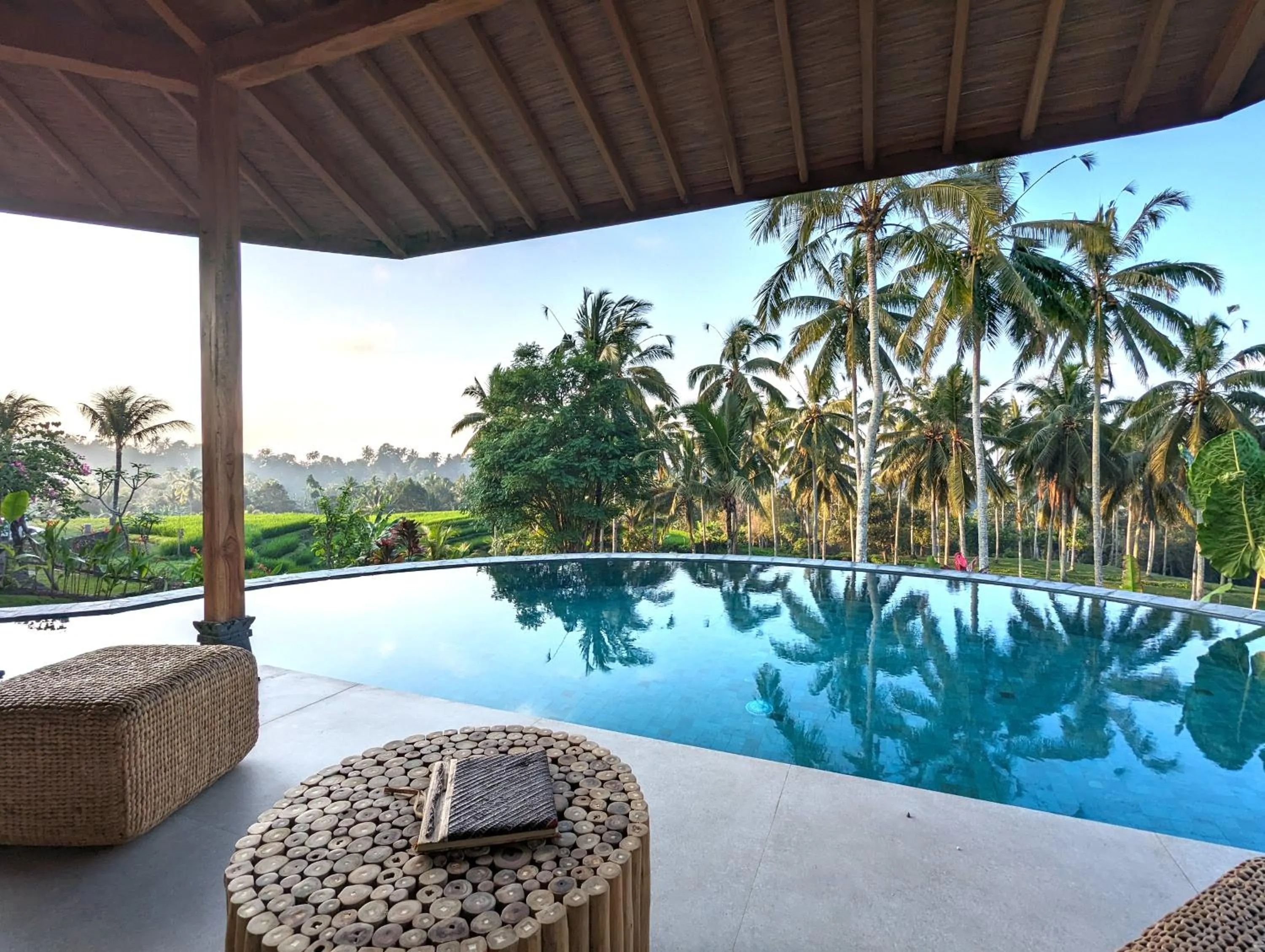 Pool view in Puri Dajuma Terrace Eco Lodge & Spa